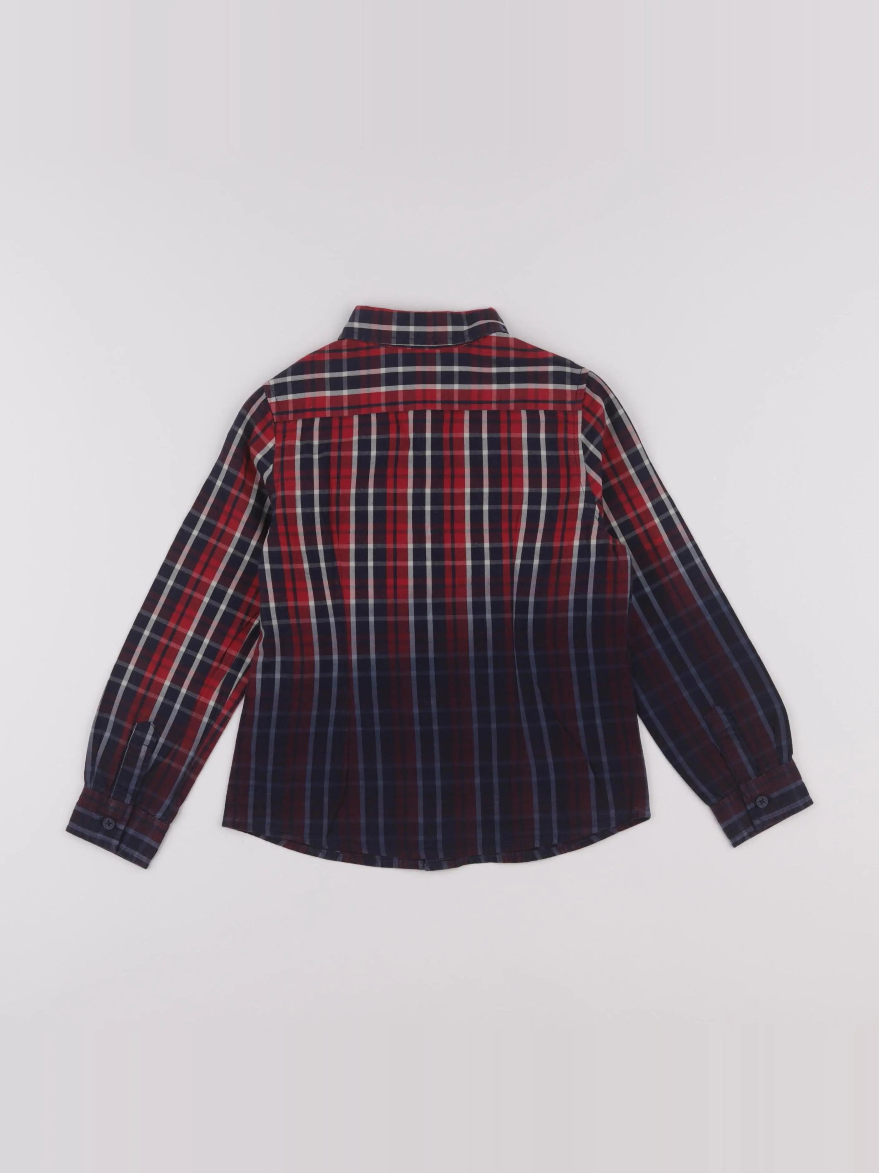 IKKS - chemise bleu, rouge - 5 ans