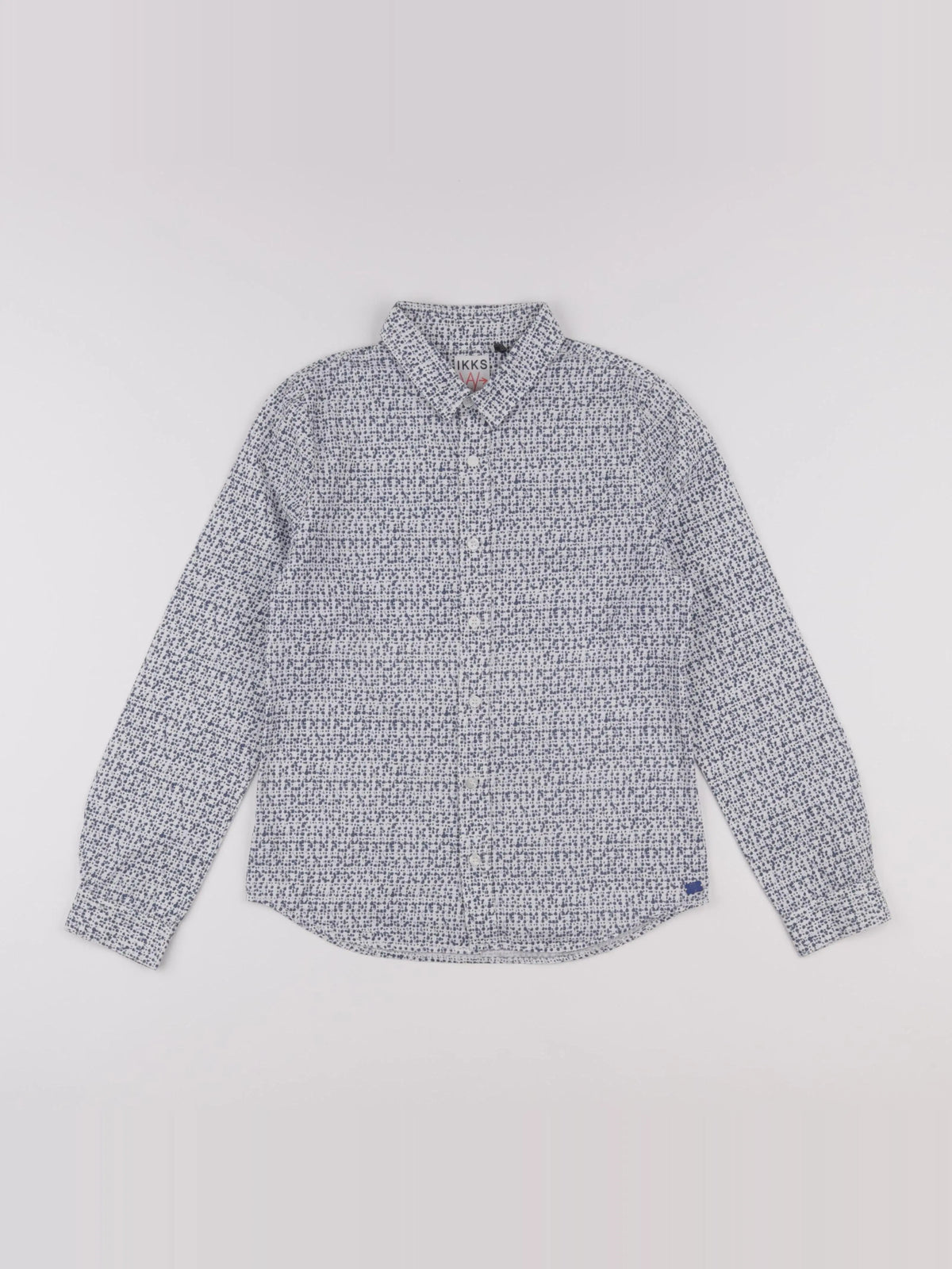 IKKS - chemise blanc, bleu - 10 ans
