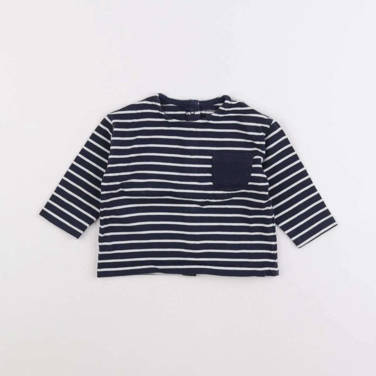 Vertbaudet - tee-shirt bleu - 9 mois
