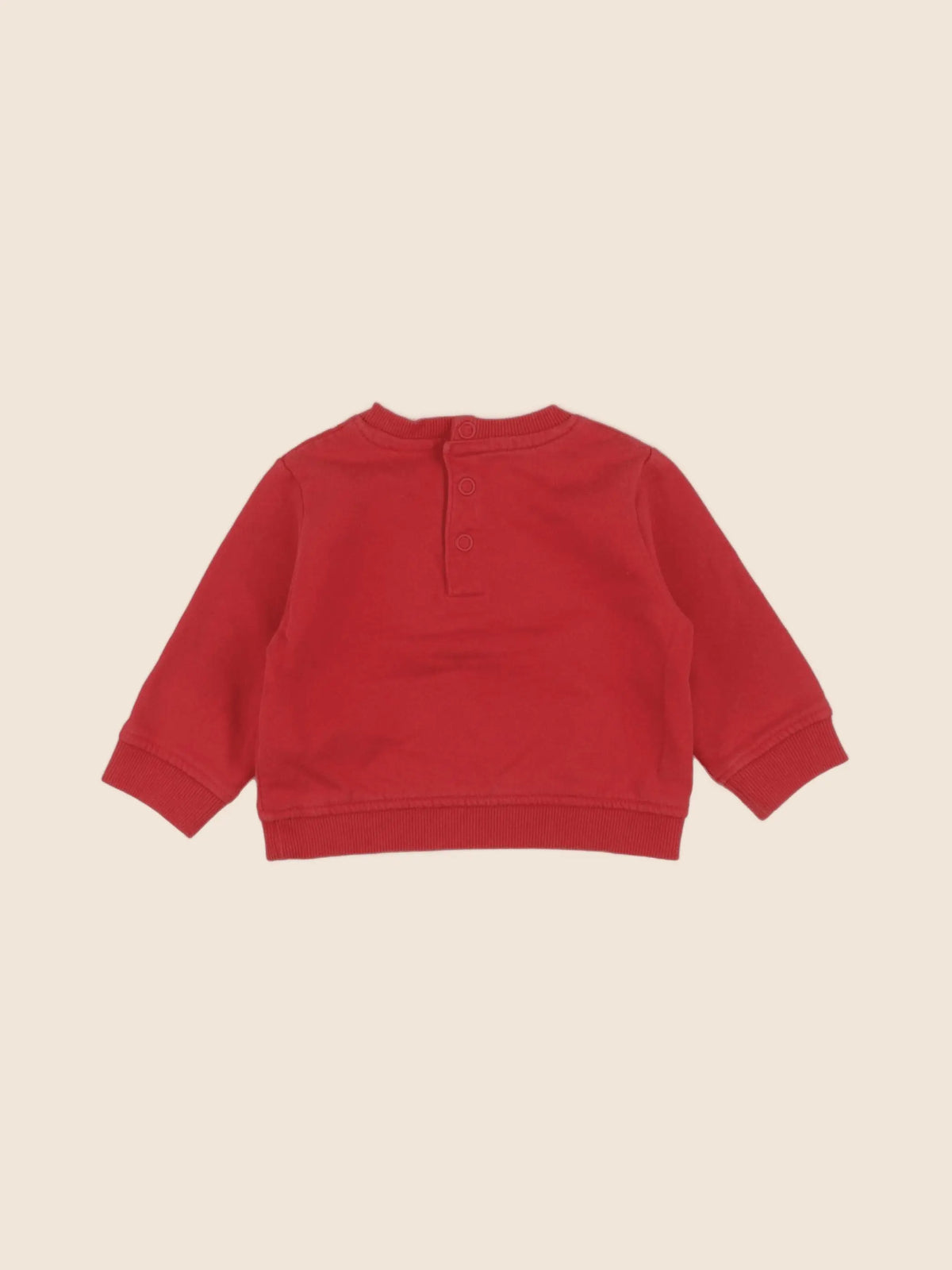 Tape à l'oeil - sweat rouge - 3 mois