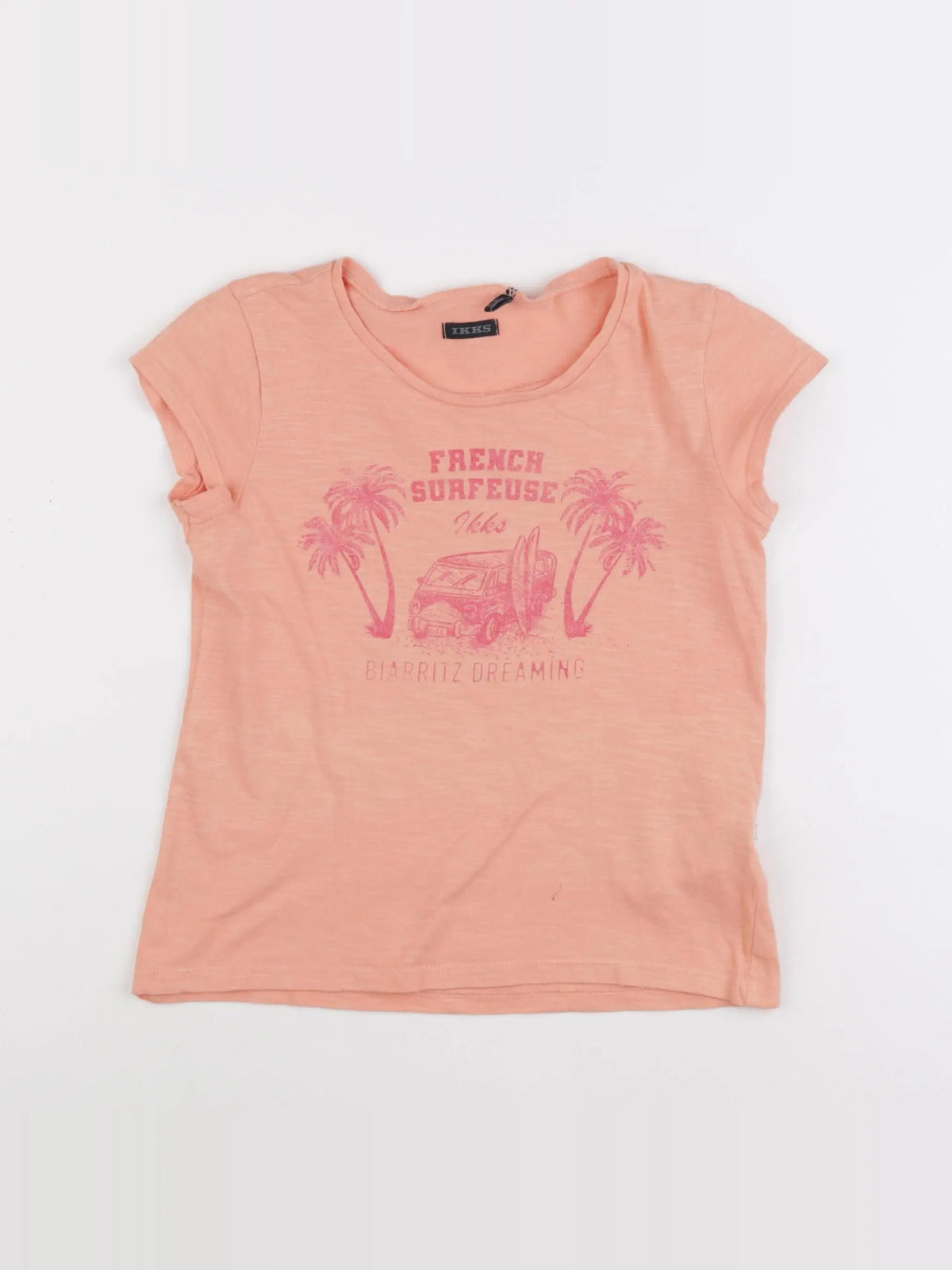 IKKS - tee-shirt orange - 8 ans