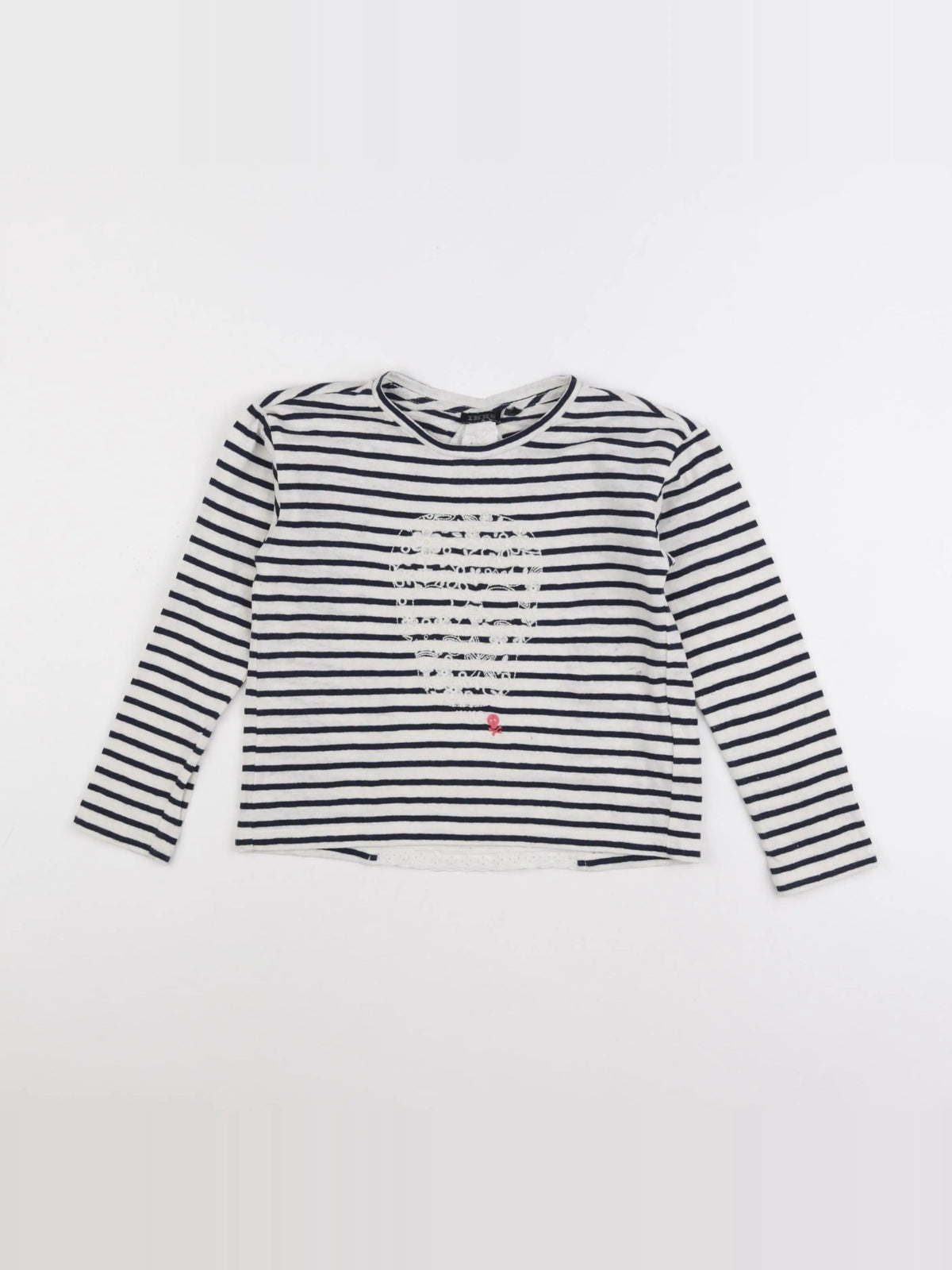 IKKS - tee-shirt beige, bleu - 6 ans