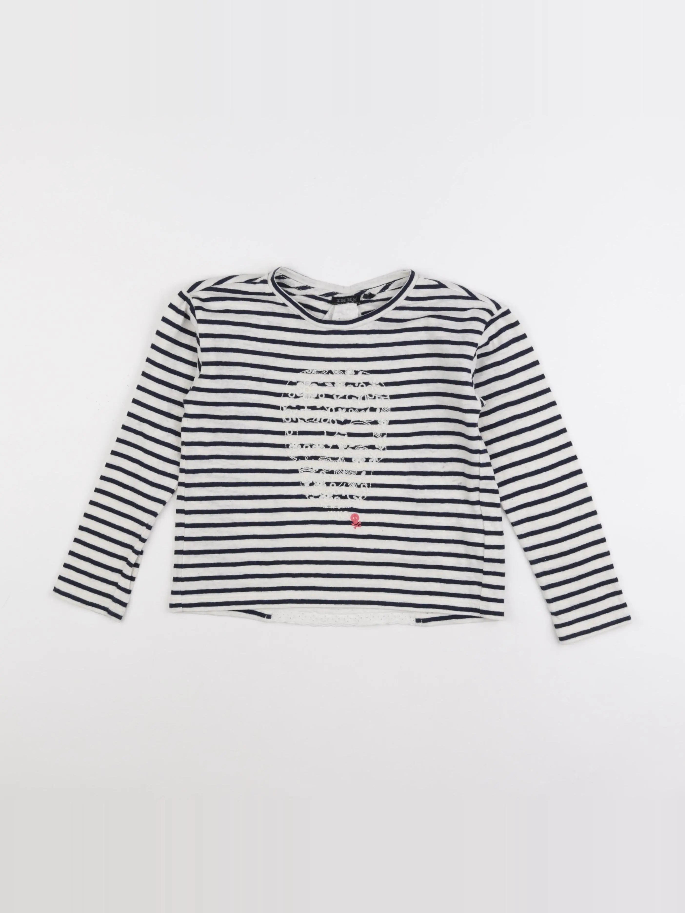 IKKS - tee-shirt beige, bleu - 6 ans