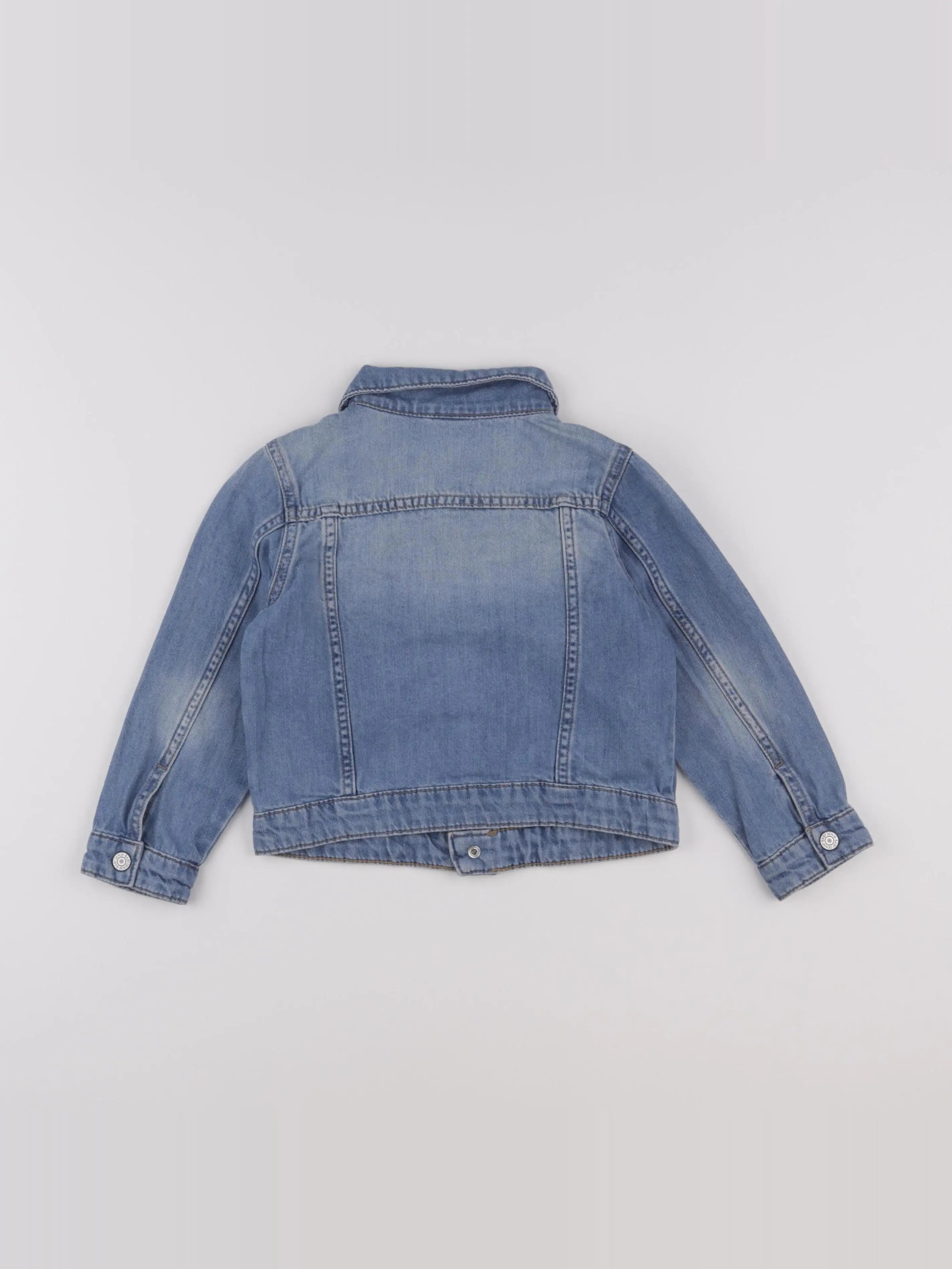 H&M - veste bleu - 3/4 ans