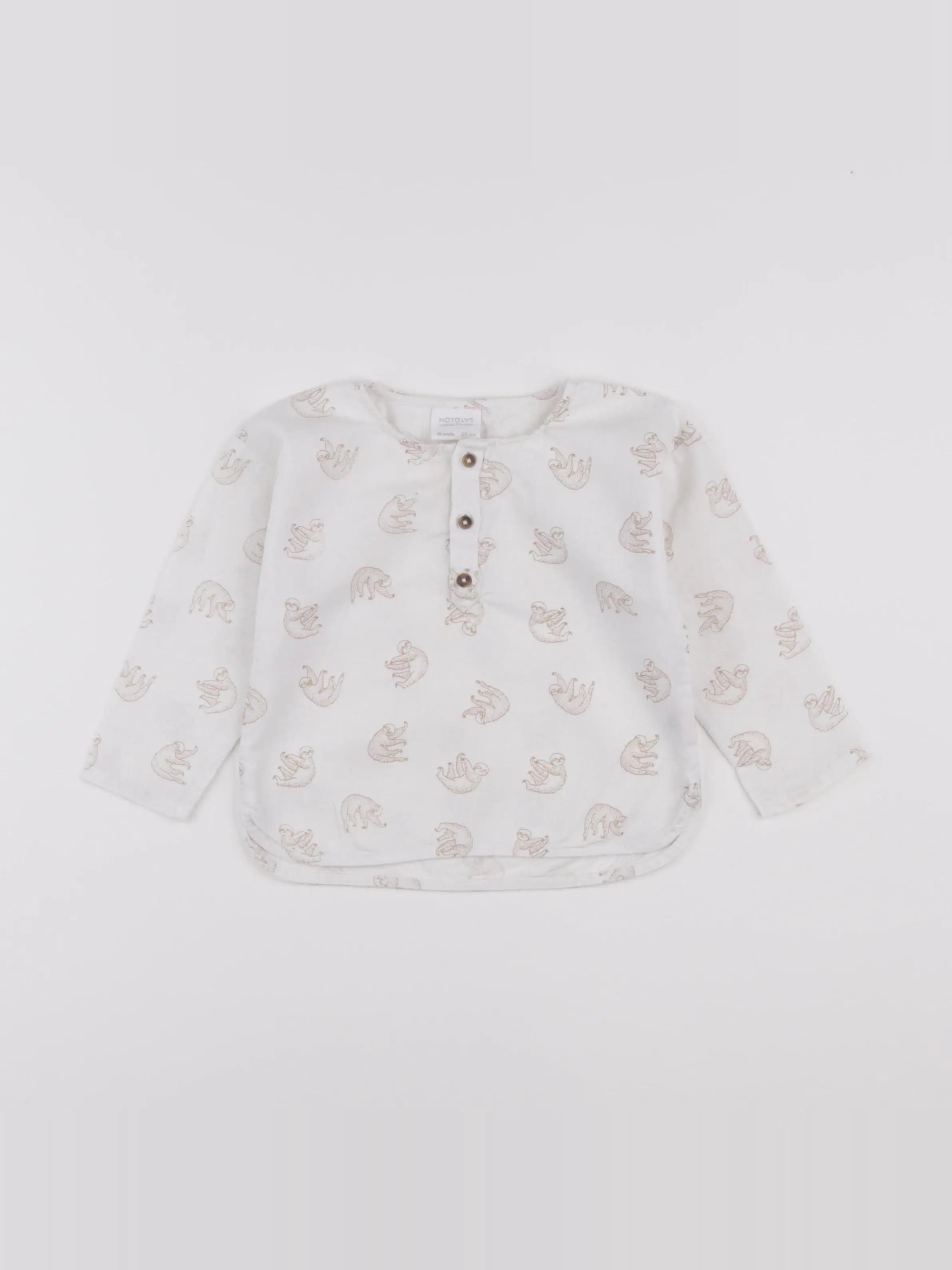 Natalys - chemise blanc - 18 mois