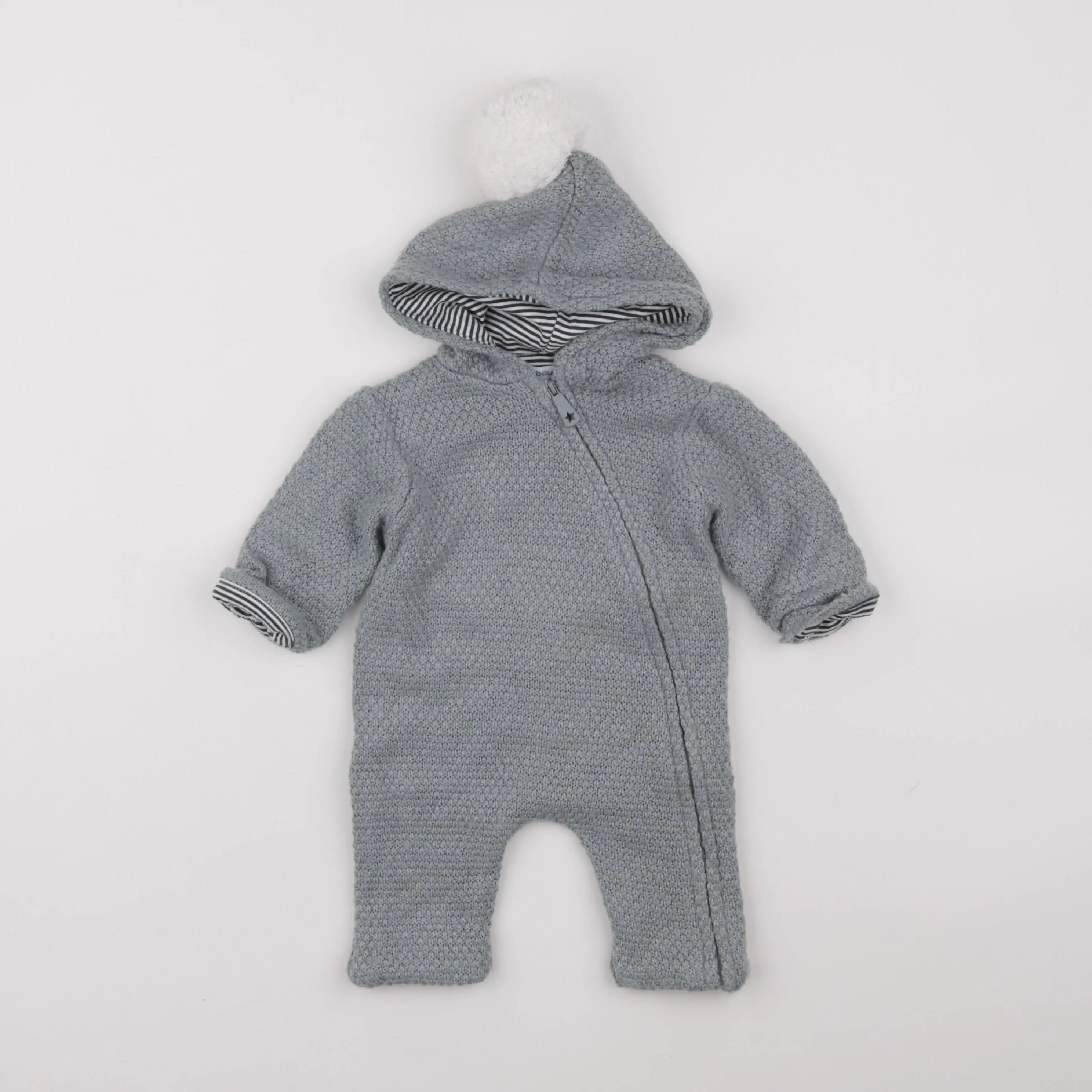 Vertbaudet - combinaison bleu - 3 mois