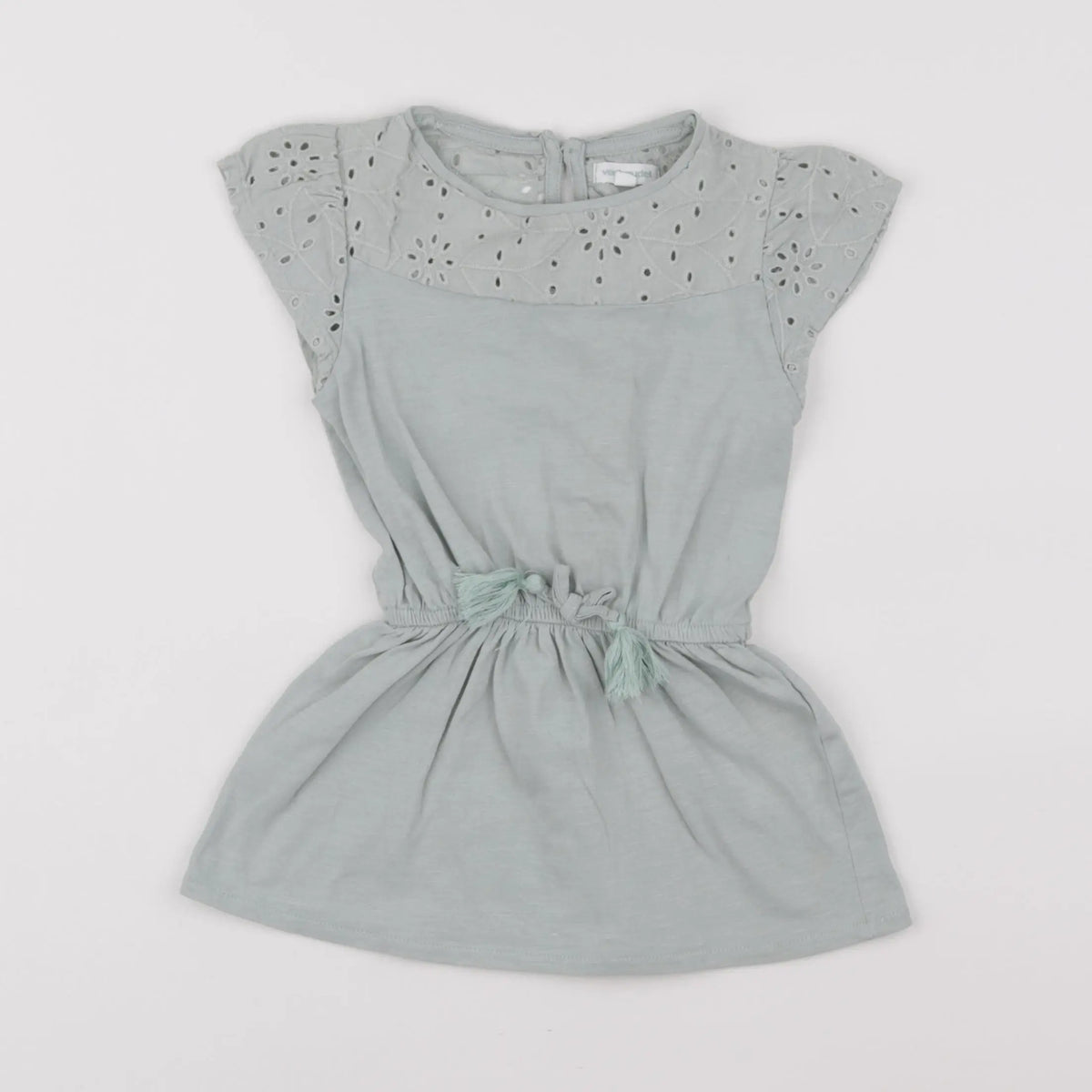 Vertbaudet - robe vert - 2 ans