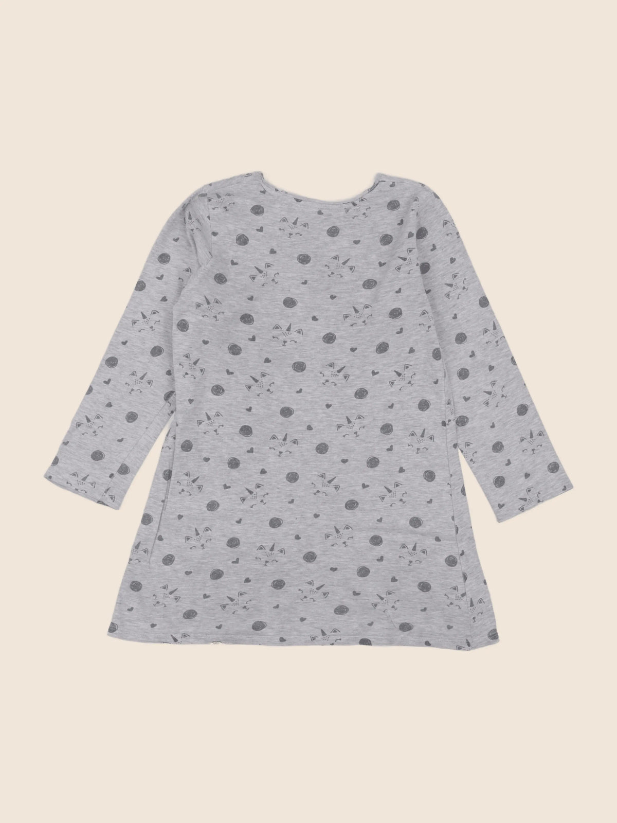 Vertbaudet - robe gris - 8 ans