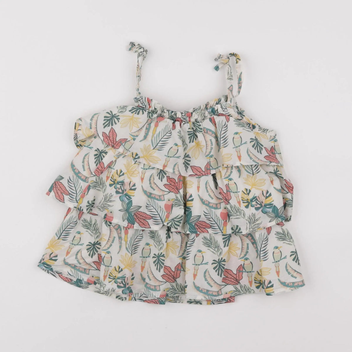 Vertbaudet - blouse multicolore - 8 ans