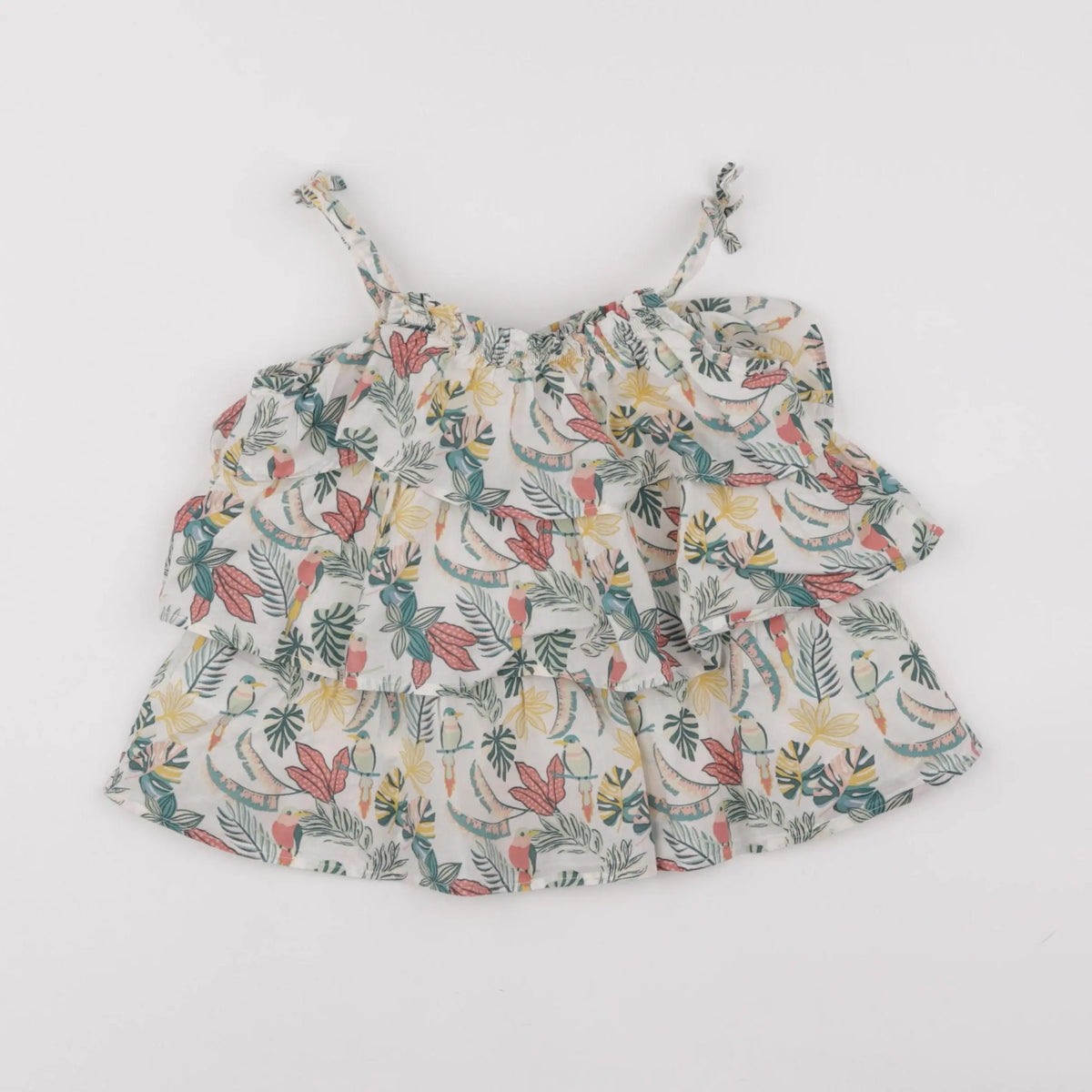 Vertbaudet - blouse multicolore - 8 ans