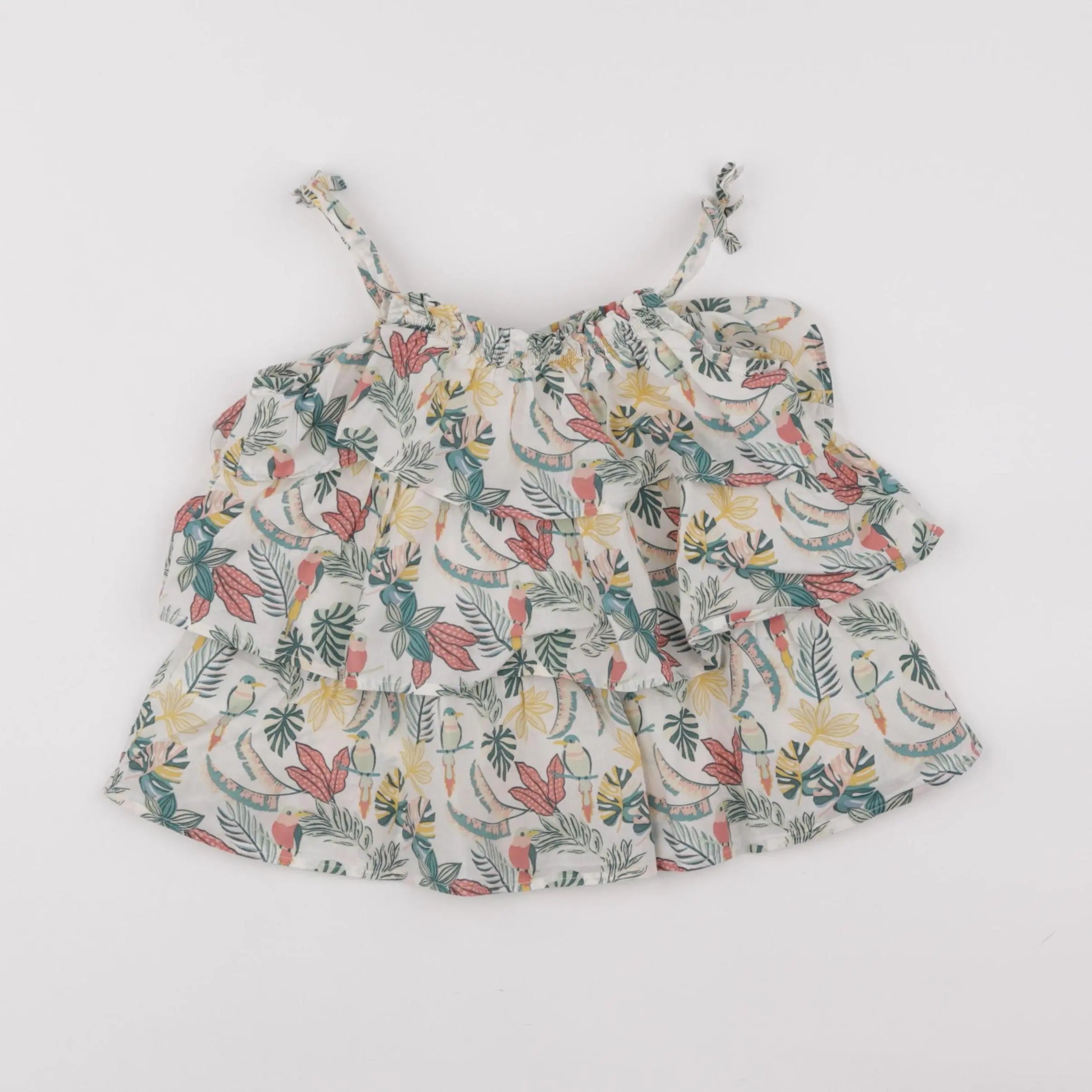 Vertbaudet - blouse multicolore - 8 ans