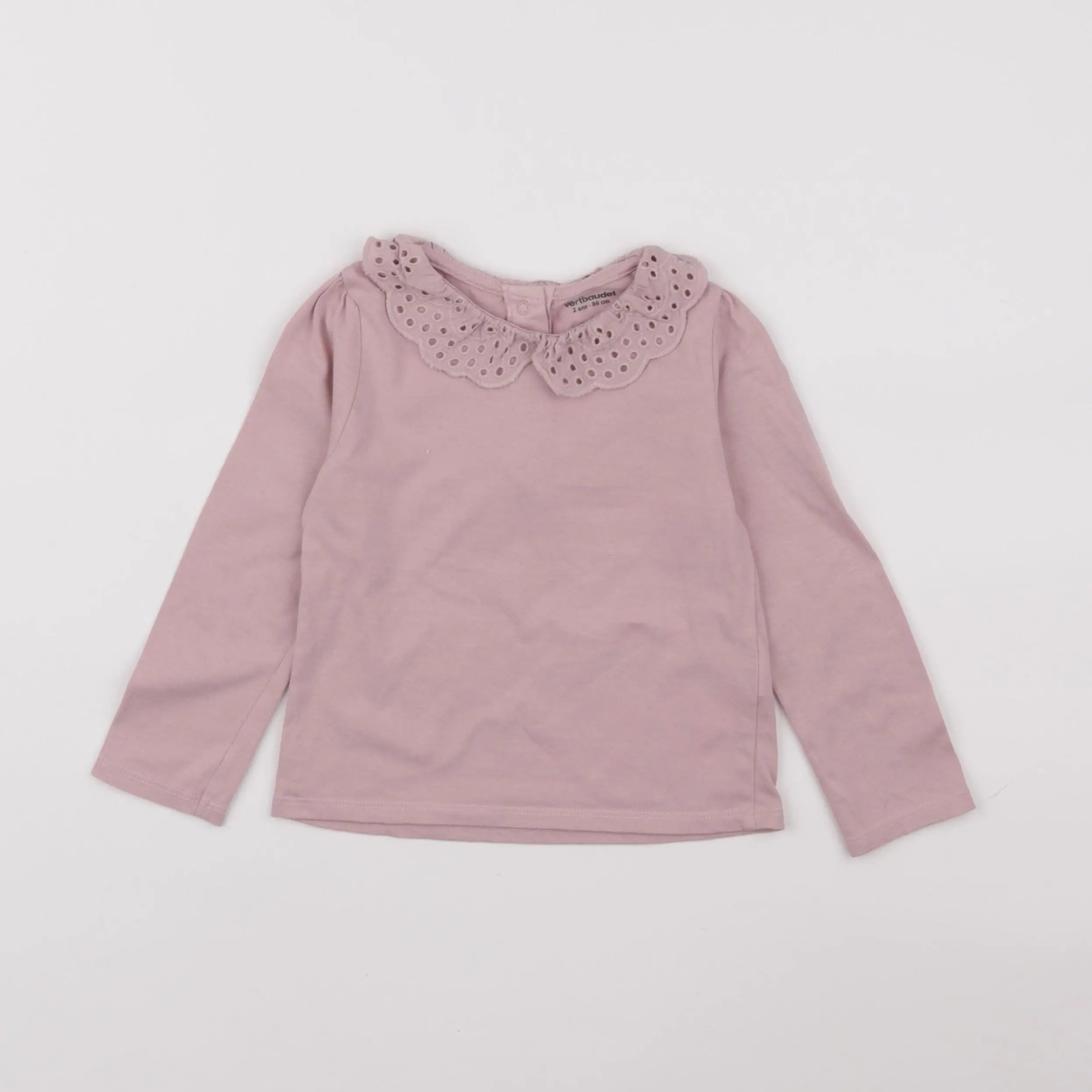 Vertbaudet - tee-shirt rose - 2 ans