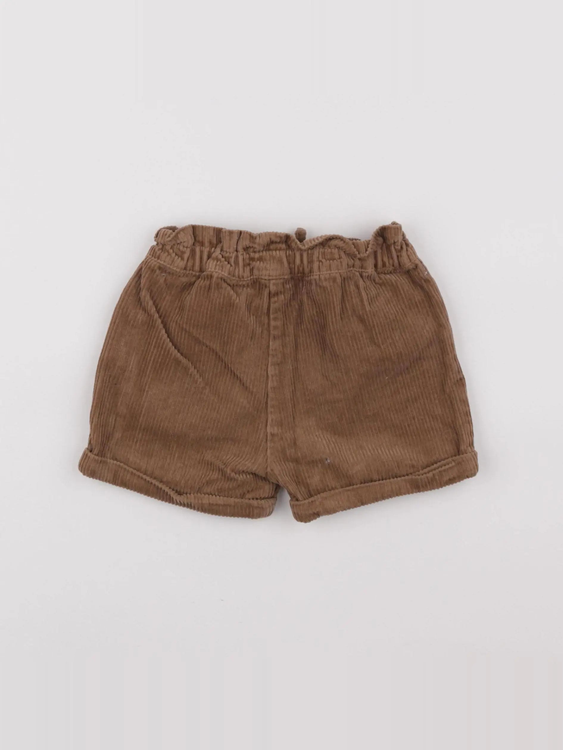 Vertbaudet - short marron - 24 mois