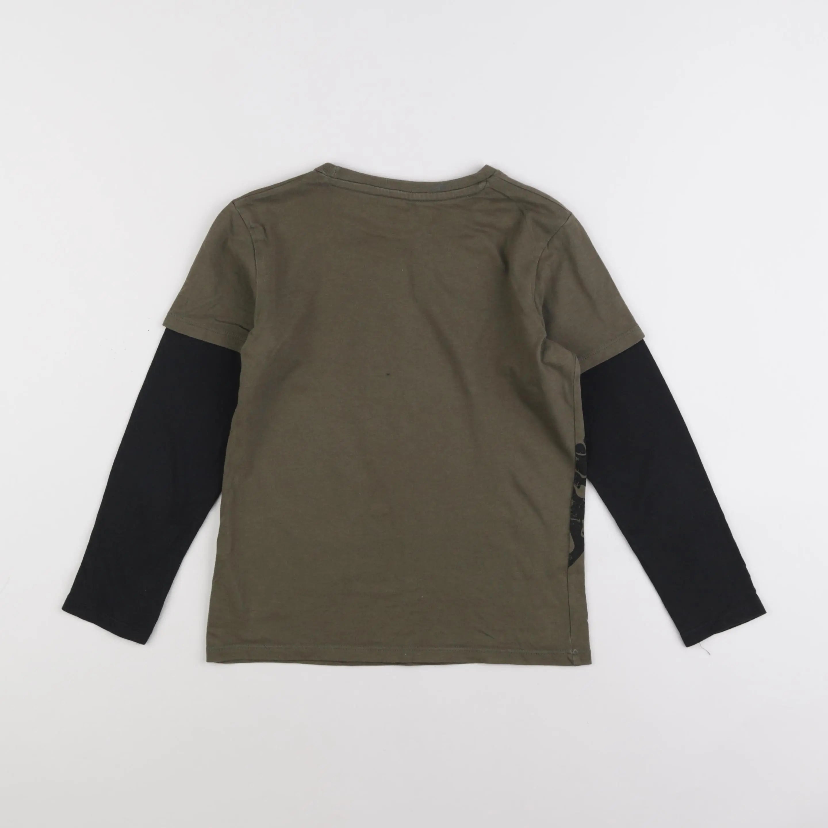 Vertbaudet - tee-shirt vert - 8 ans