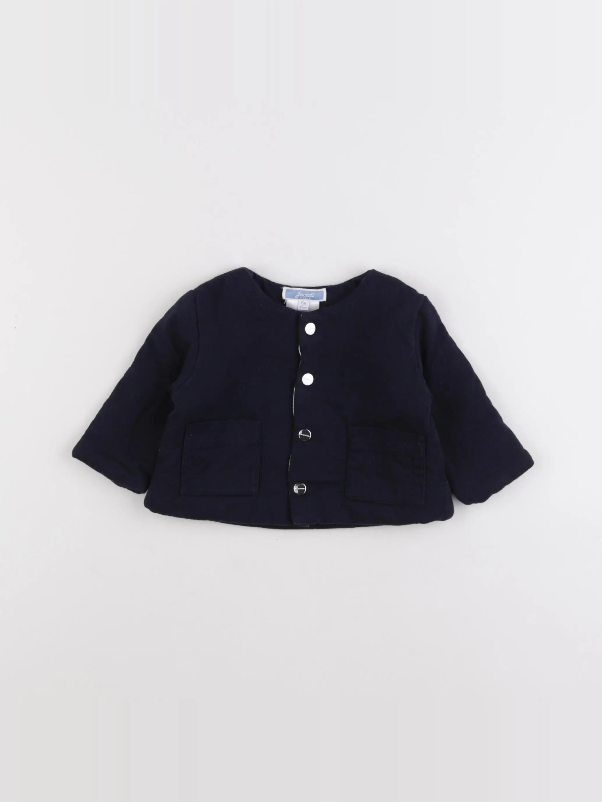 Jacadi - veste bleu - 6 mois