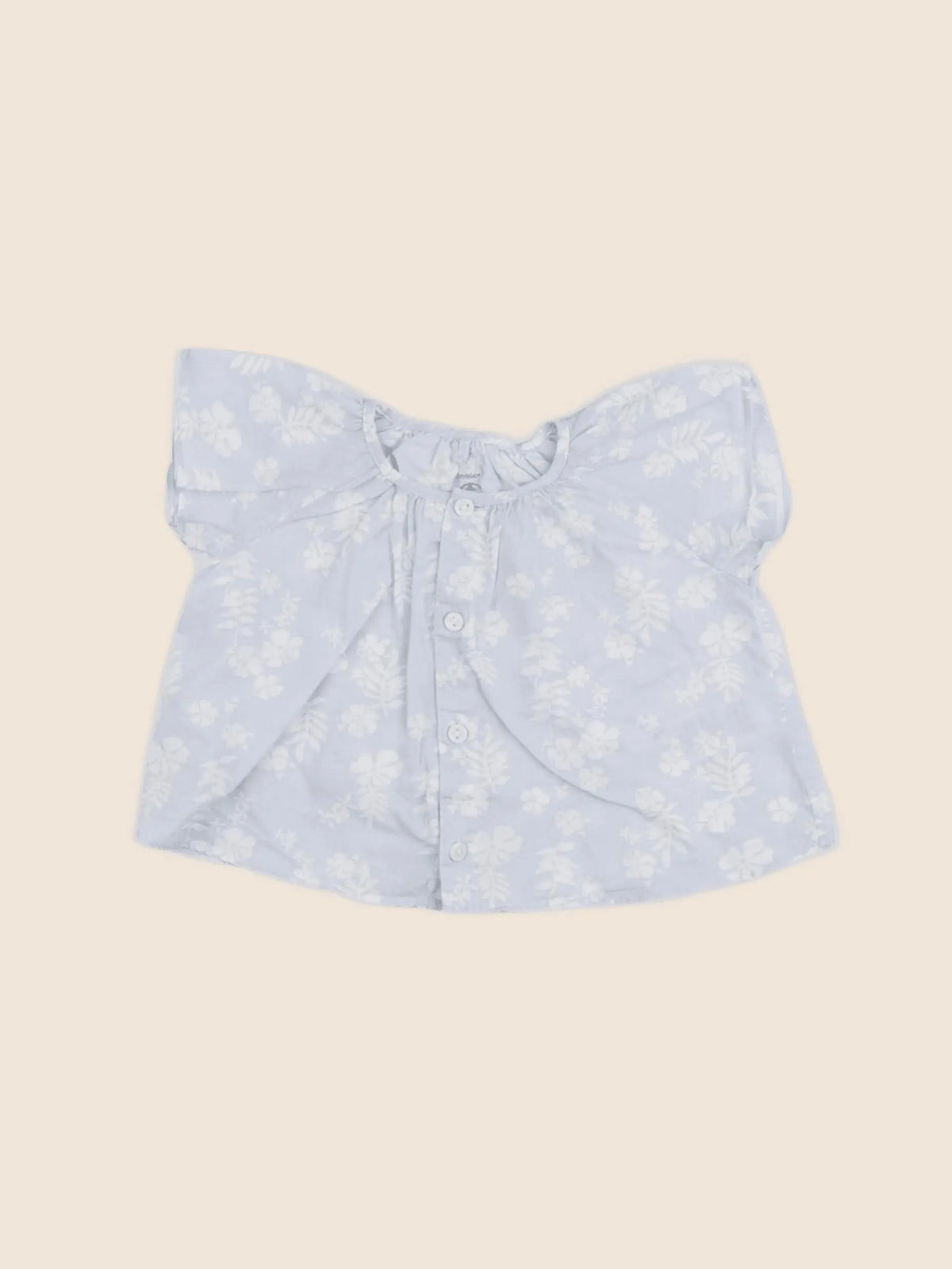 Petit Bateau - blouse bleu - 3 mois