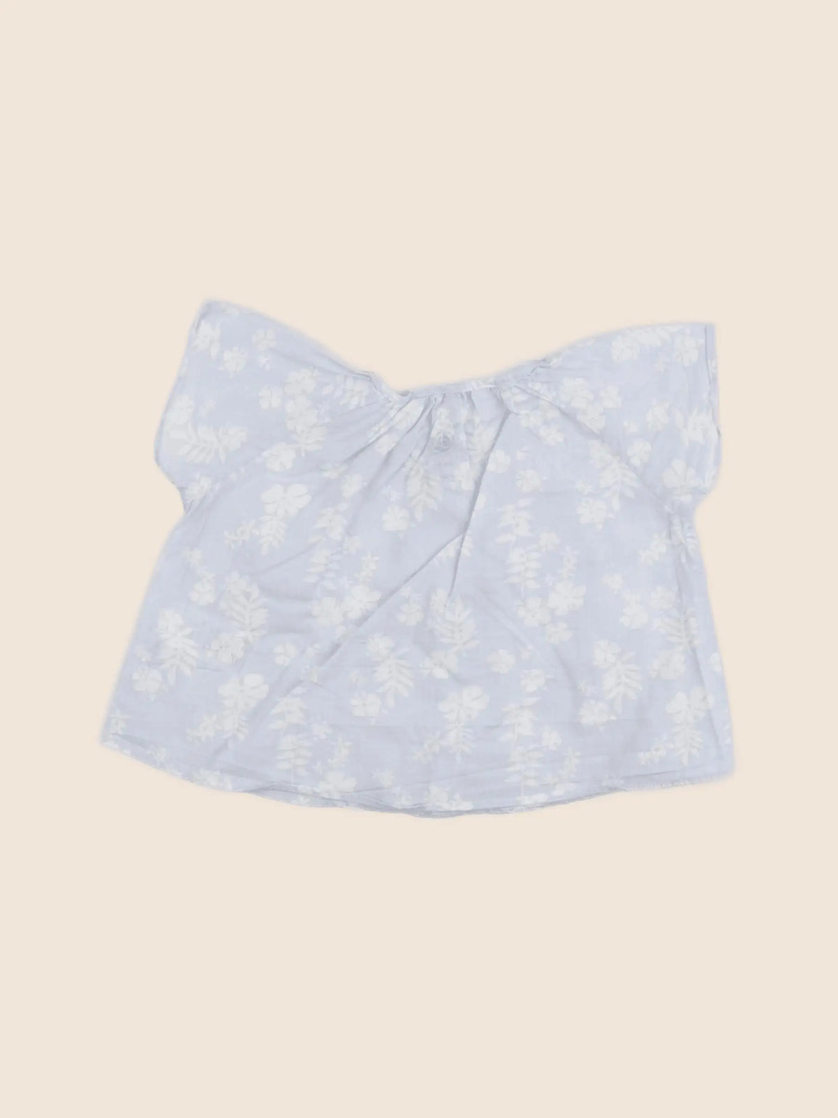 Petit Bateau - blouse bleu - 3 mois