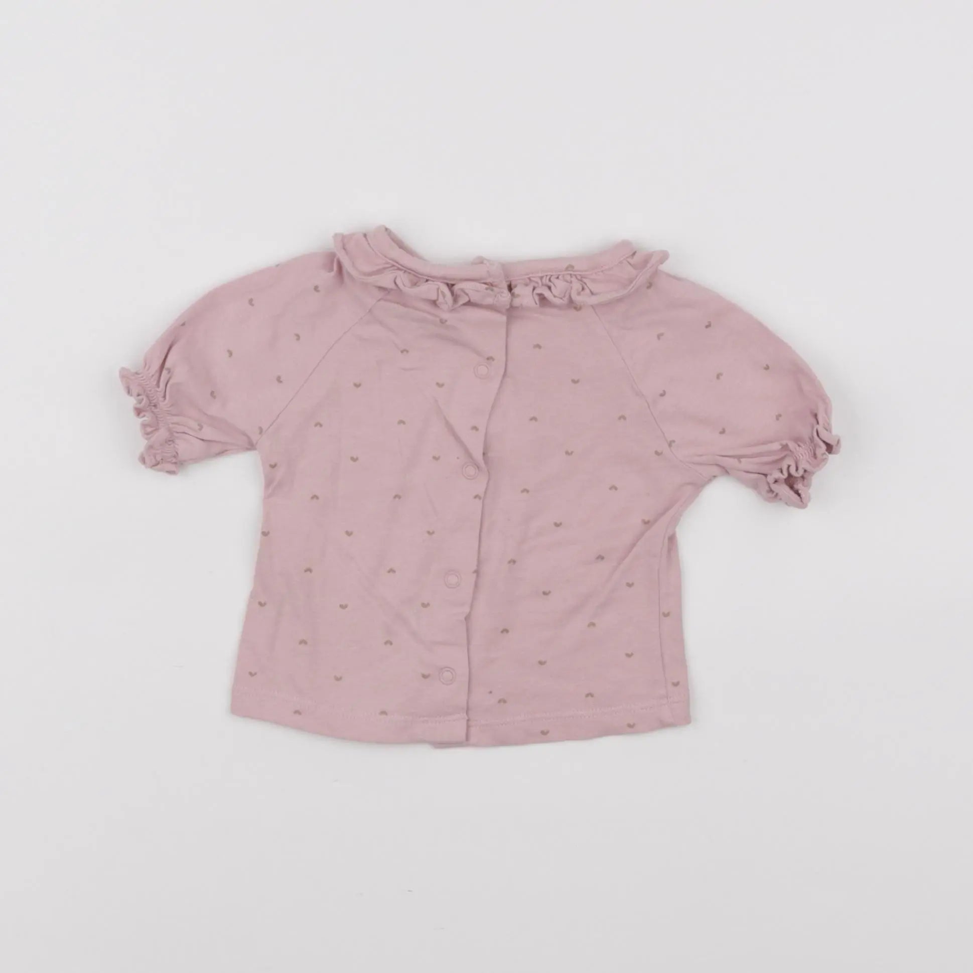 Vertbaudet - tee-shirt rose - 3 mois