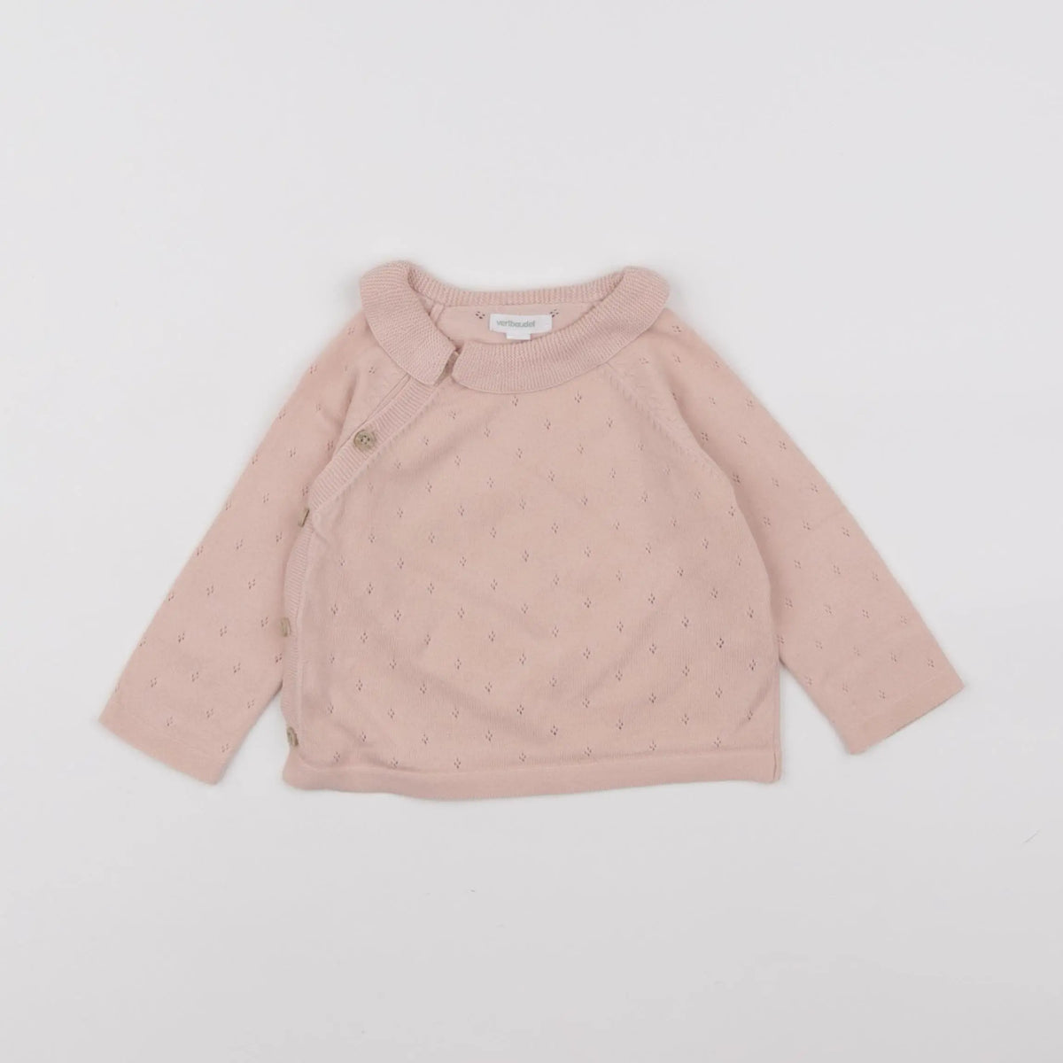 Vertbaudet - pull rose - 6 mois