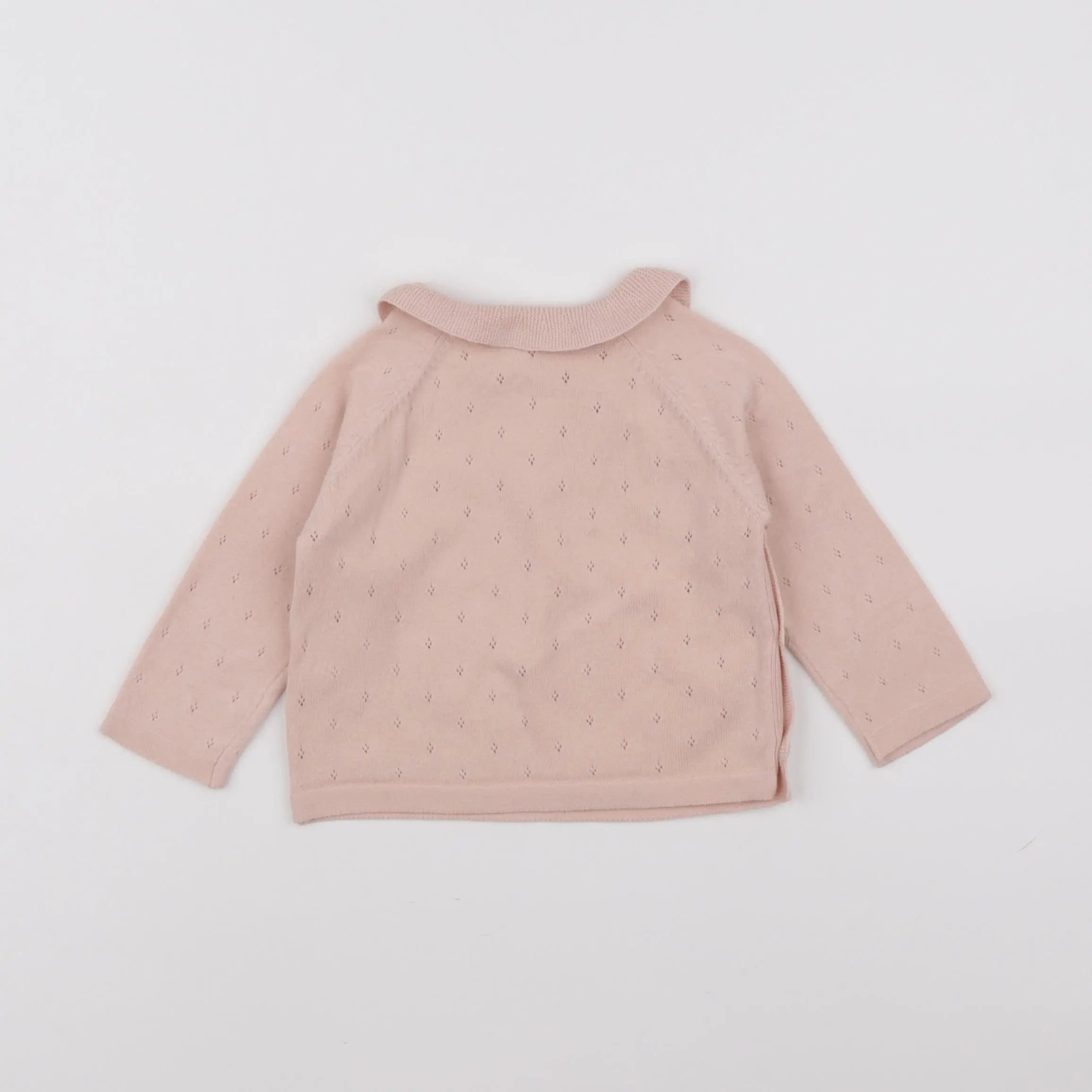 Vertbaudet - pull rose - 6 mois
