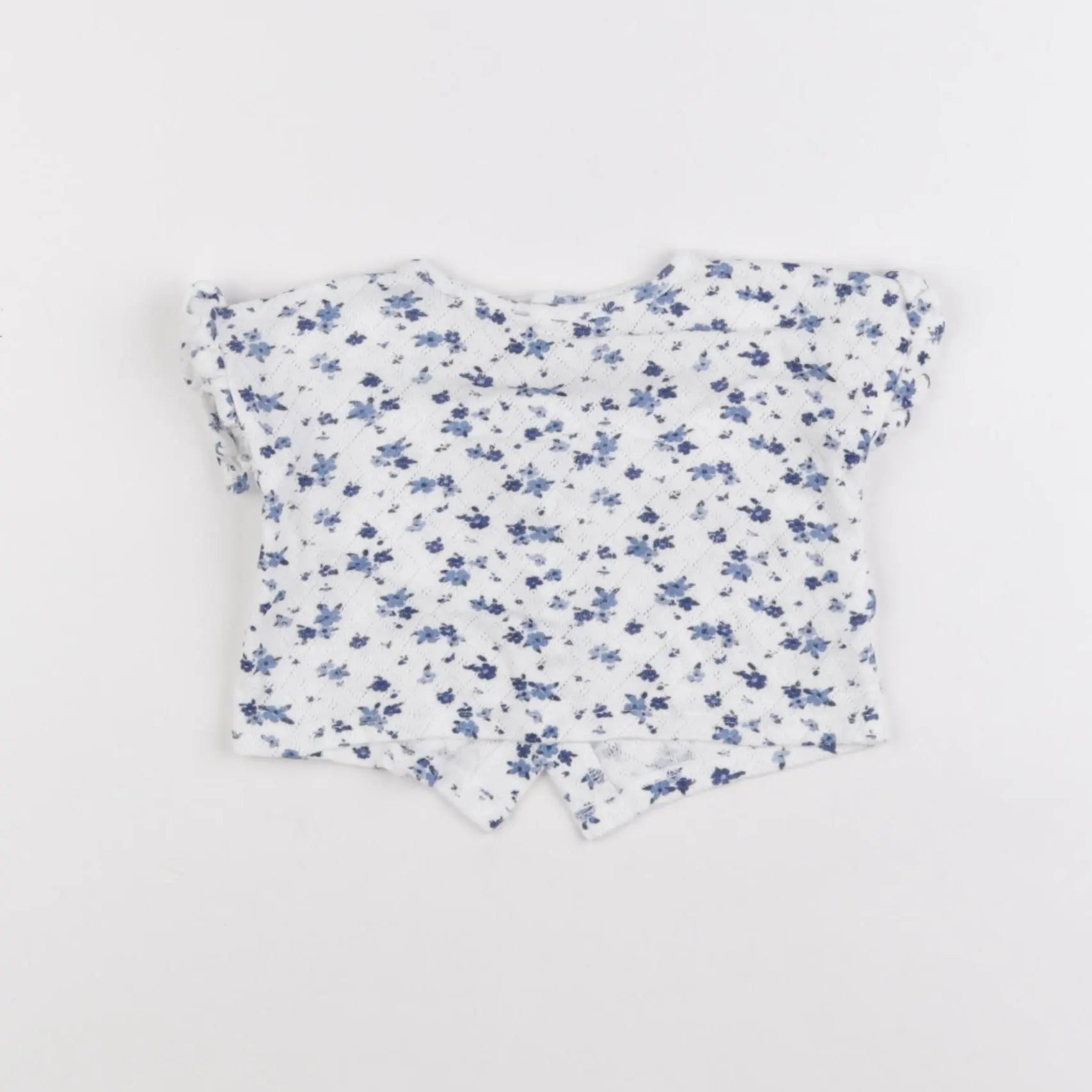 Vertbaudet - tee-shirt bleu - 3 mois