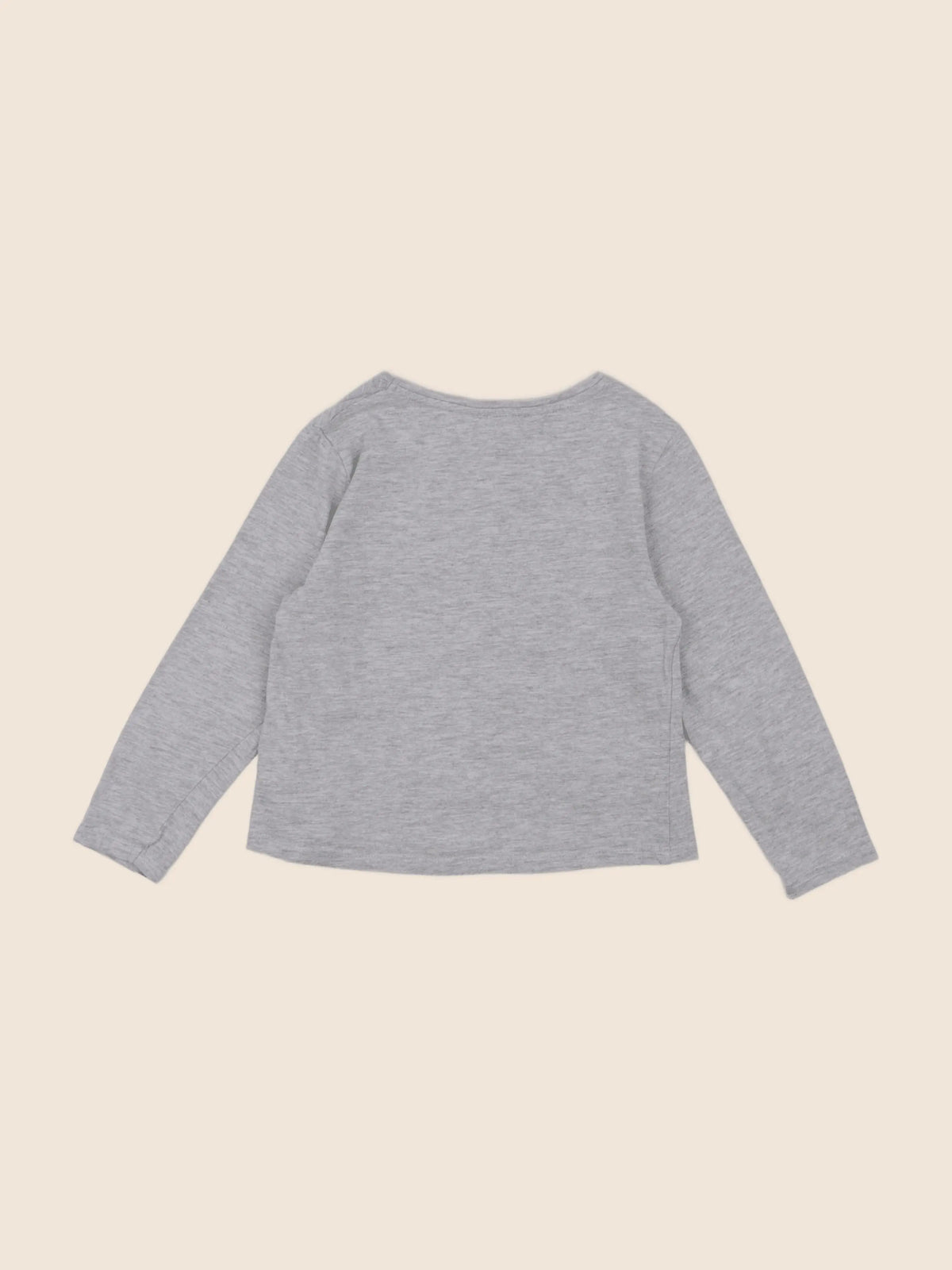Vertbaudet - tee-shirt gris, rose - 6 ans