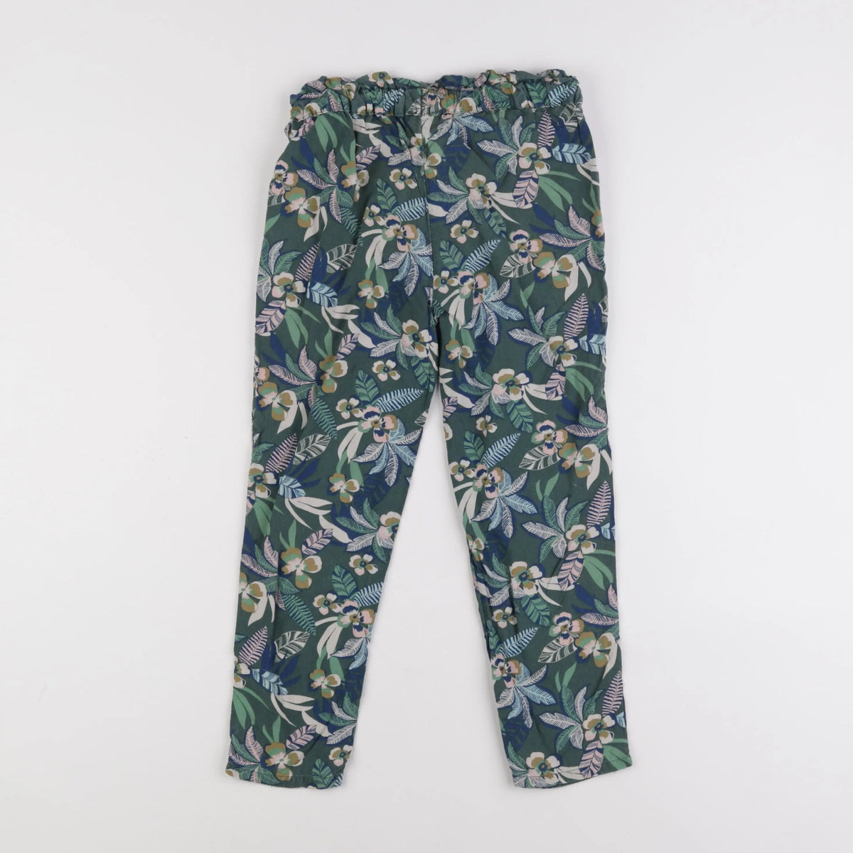 Vertbaudet - pantalon vert - 8 ans