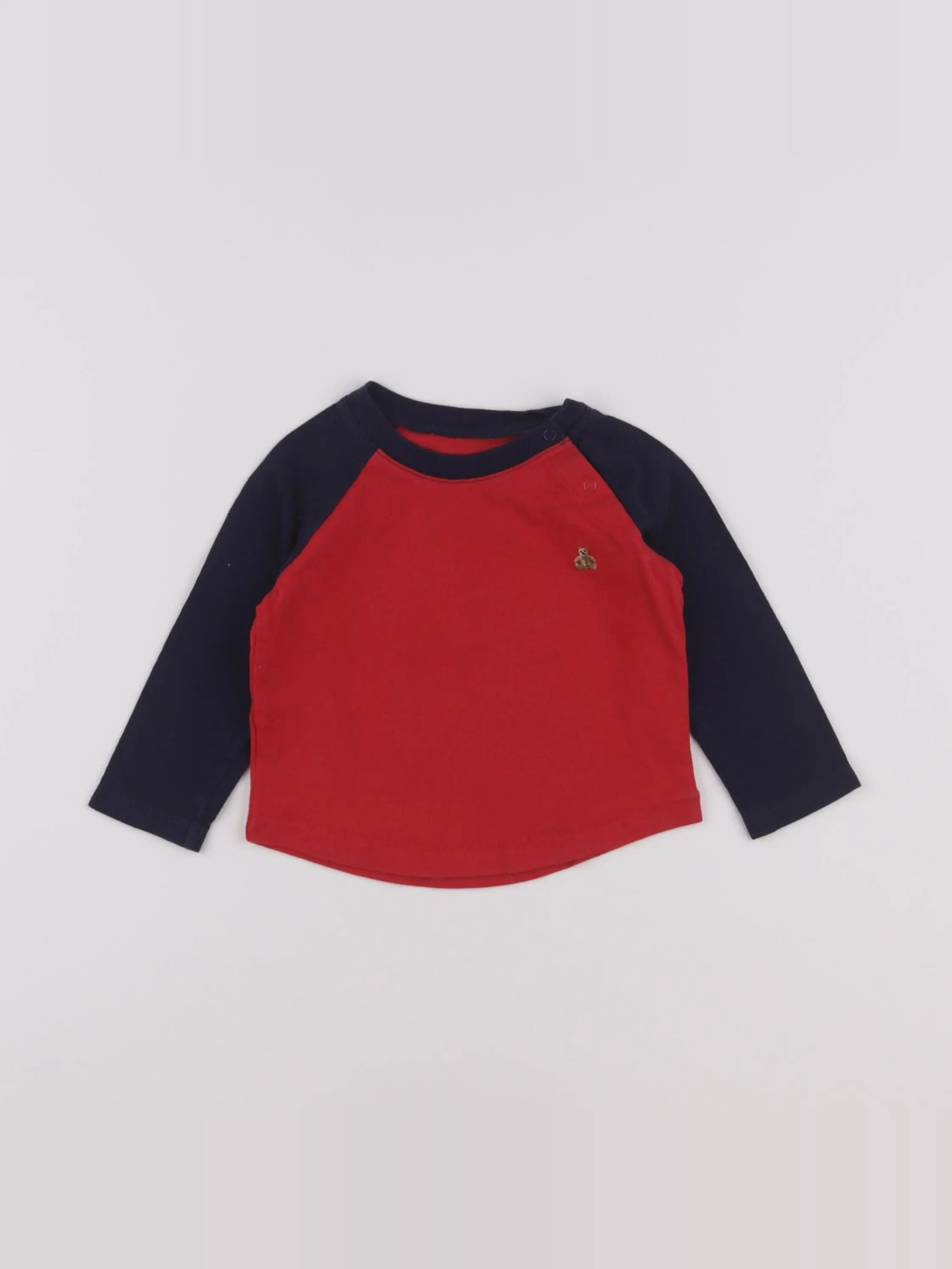 GAP - tee-shirt rouge - 6/12 mois