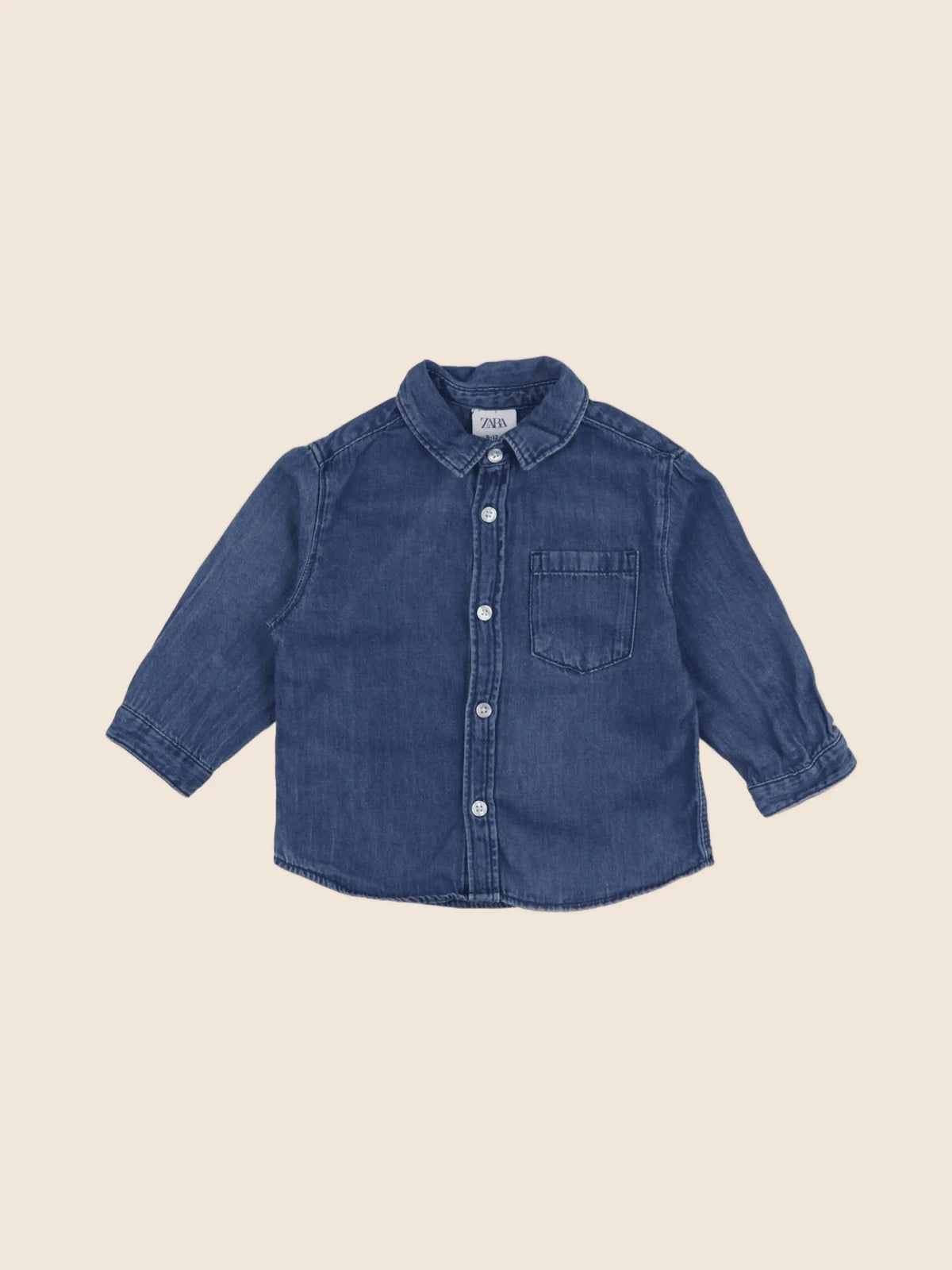 Zara - chemise bleu - 9/12 mois