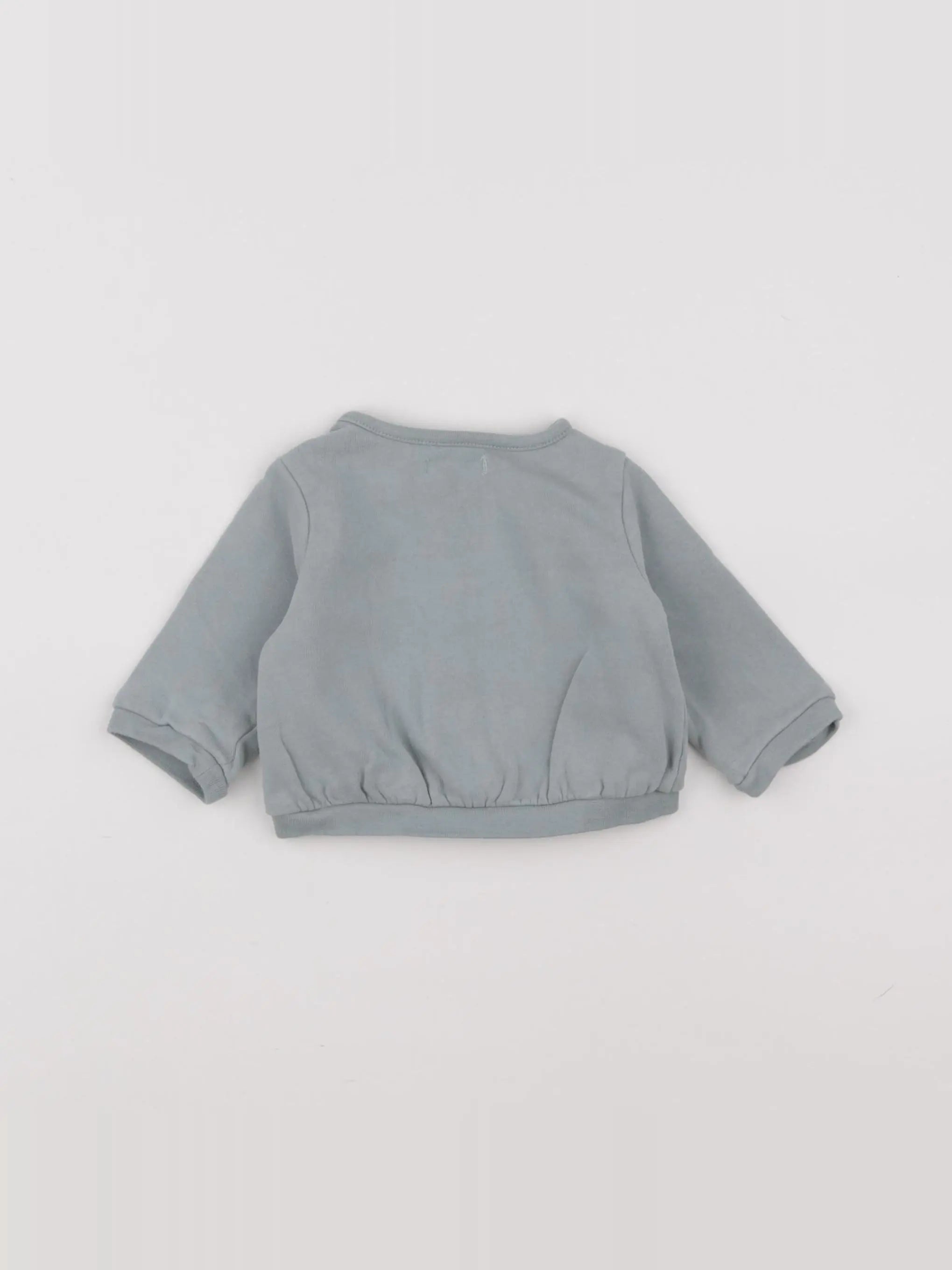 Vertbaudet - sweat vert - 3 mois