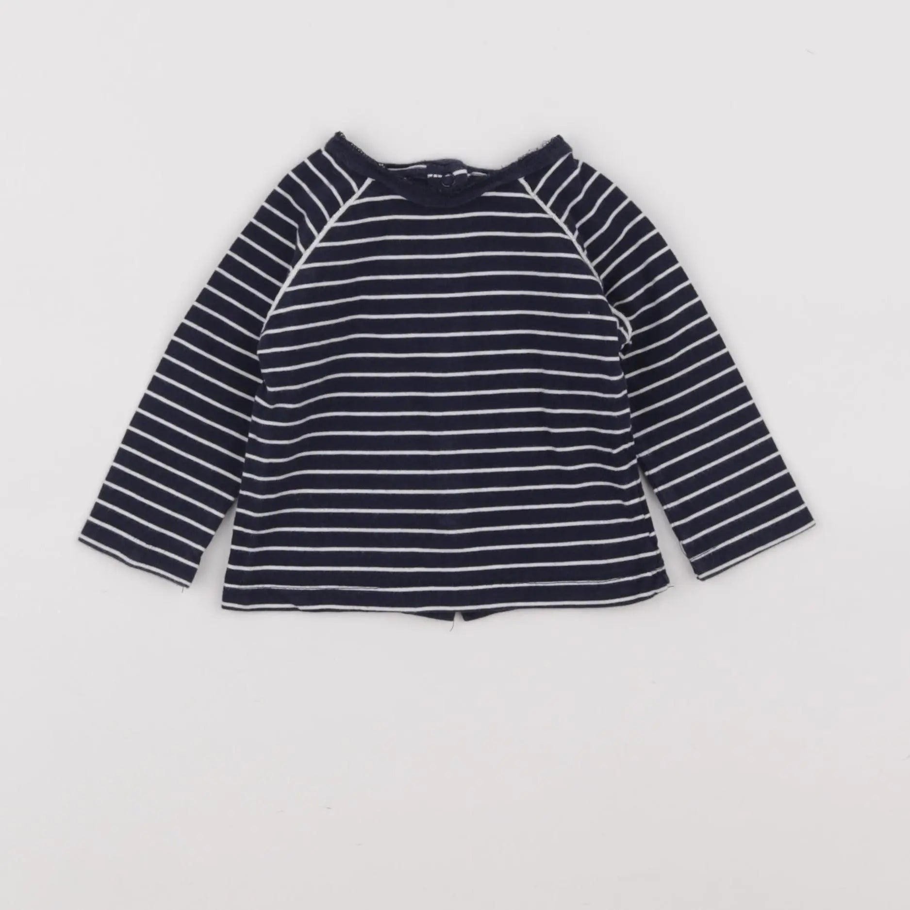 Vertbaudet - tee-shirt bleu - 3 mois