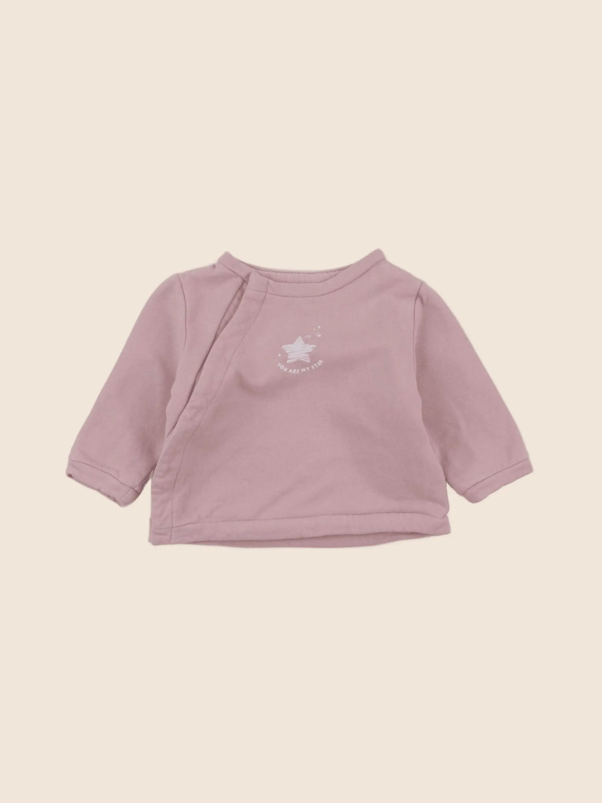 Vertbaudet - sweat rose - 3 mois