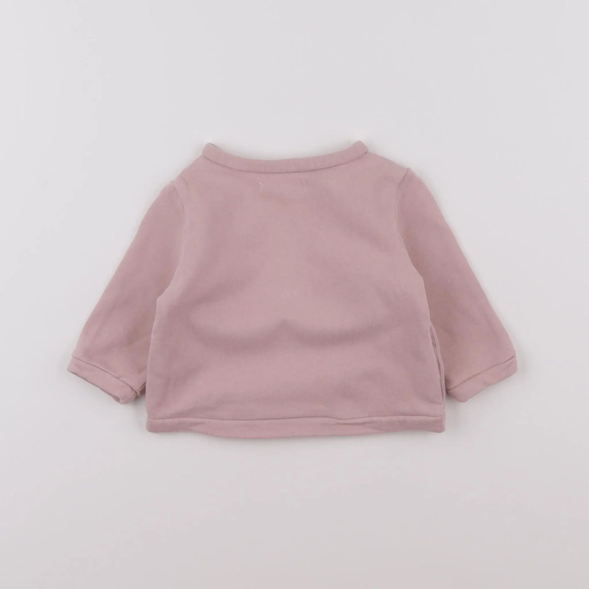 Vertbaudet - sweat rose - 3 mois