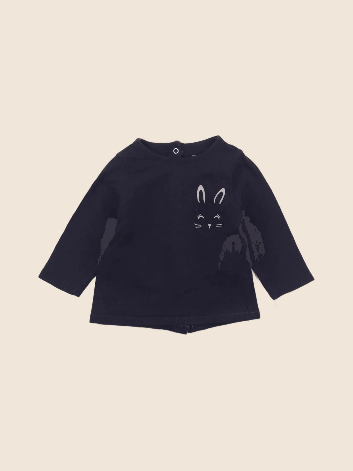 Vertbaudet - tee-shirt bleu - 3 mois