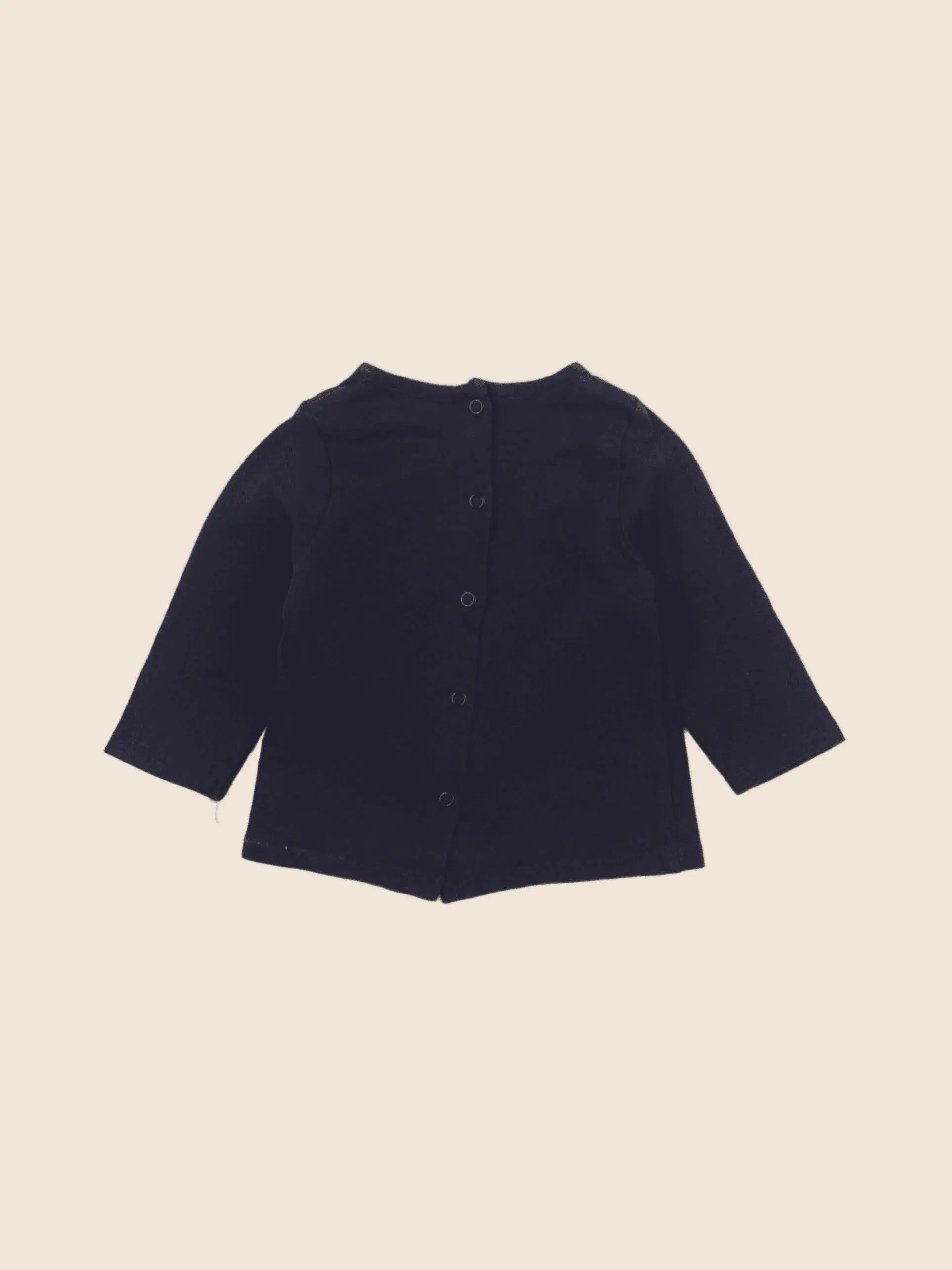 Vertbaudet - tee-shirt bleu - 3 mois