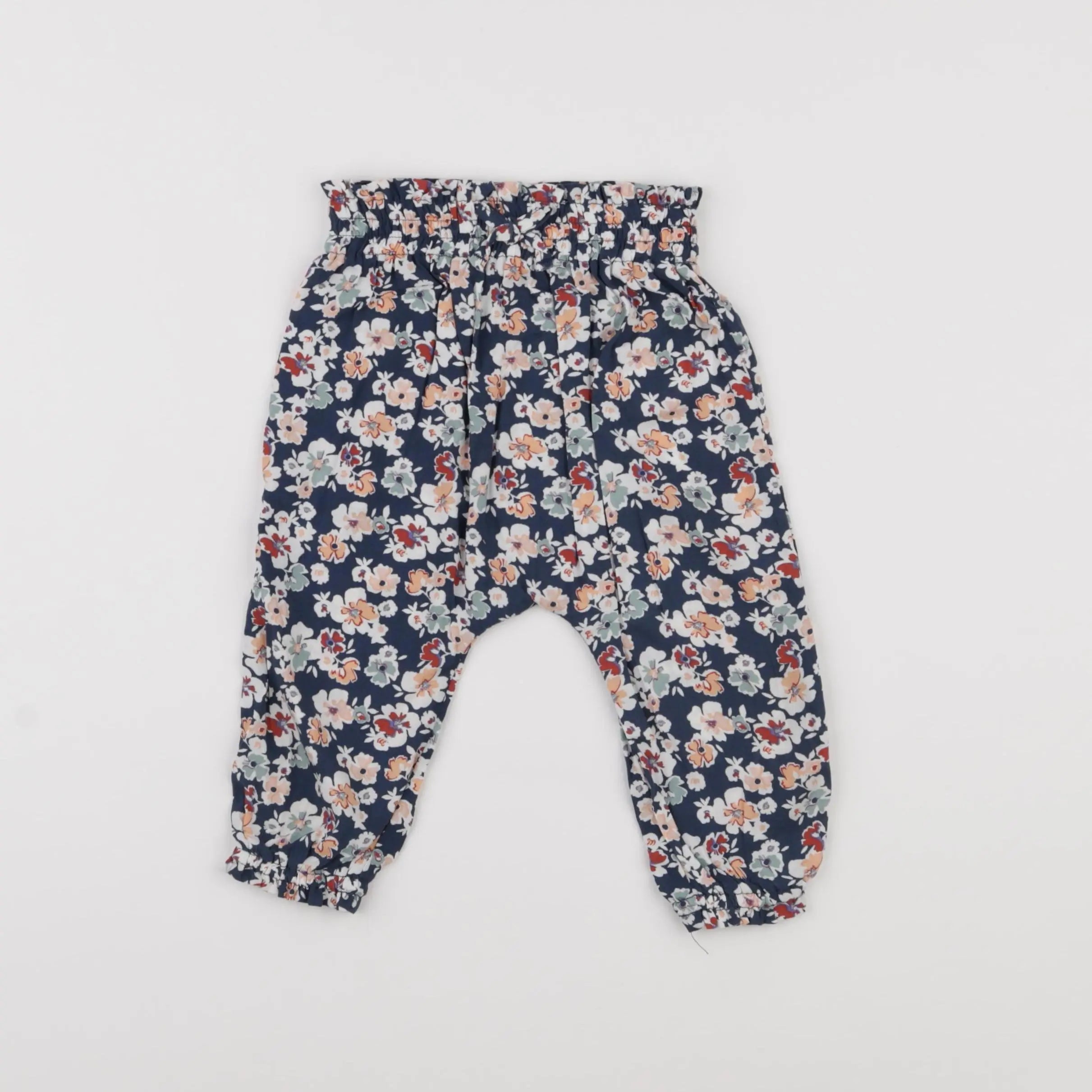 Vertbaudet - pantalon multicolore - 12 mois