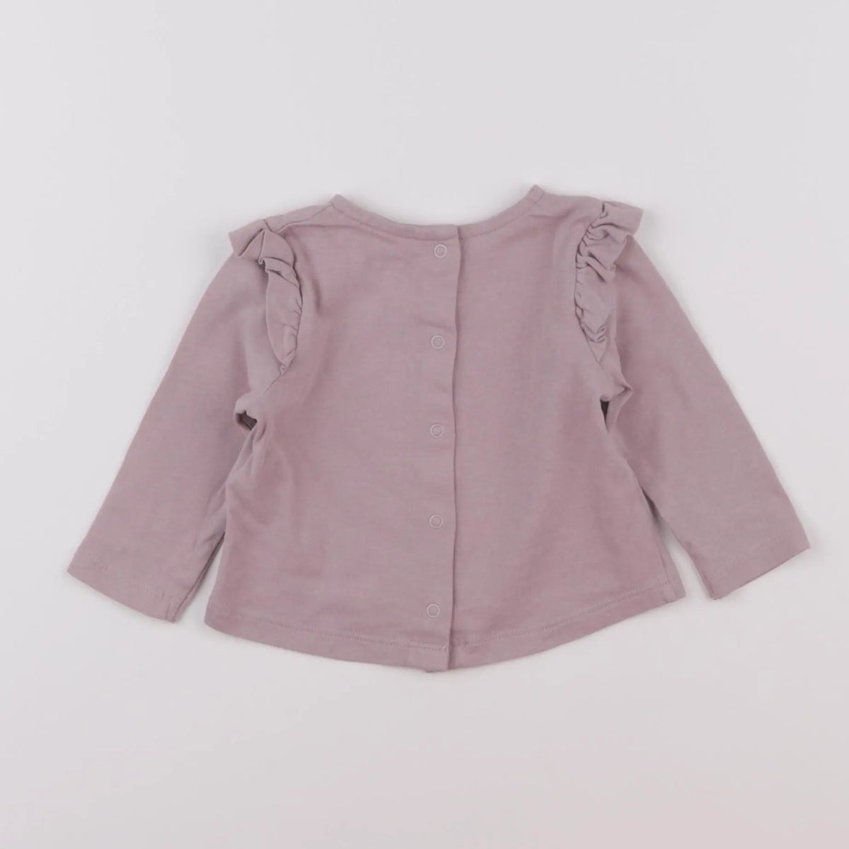 Vertbaudet - tee-shirt violet - 6 mois