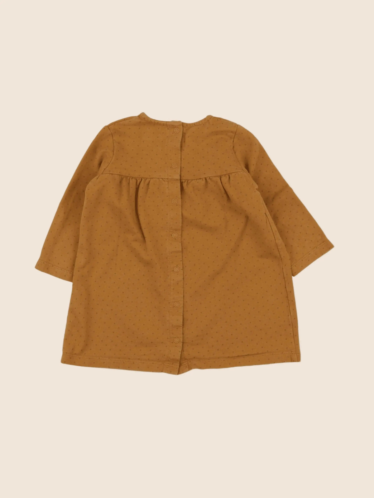 Vertbaudet - robe marron - 18 mois