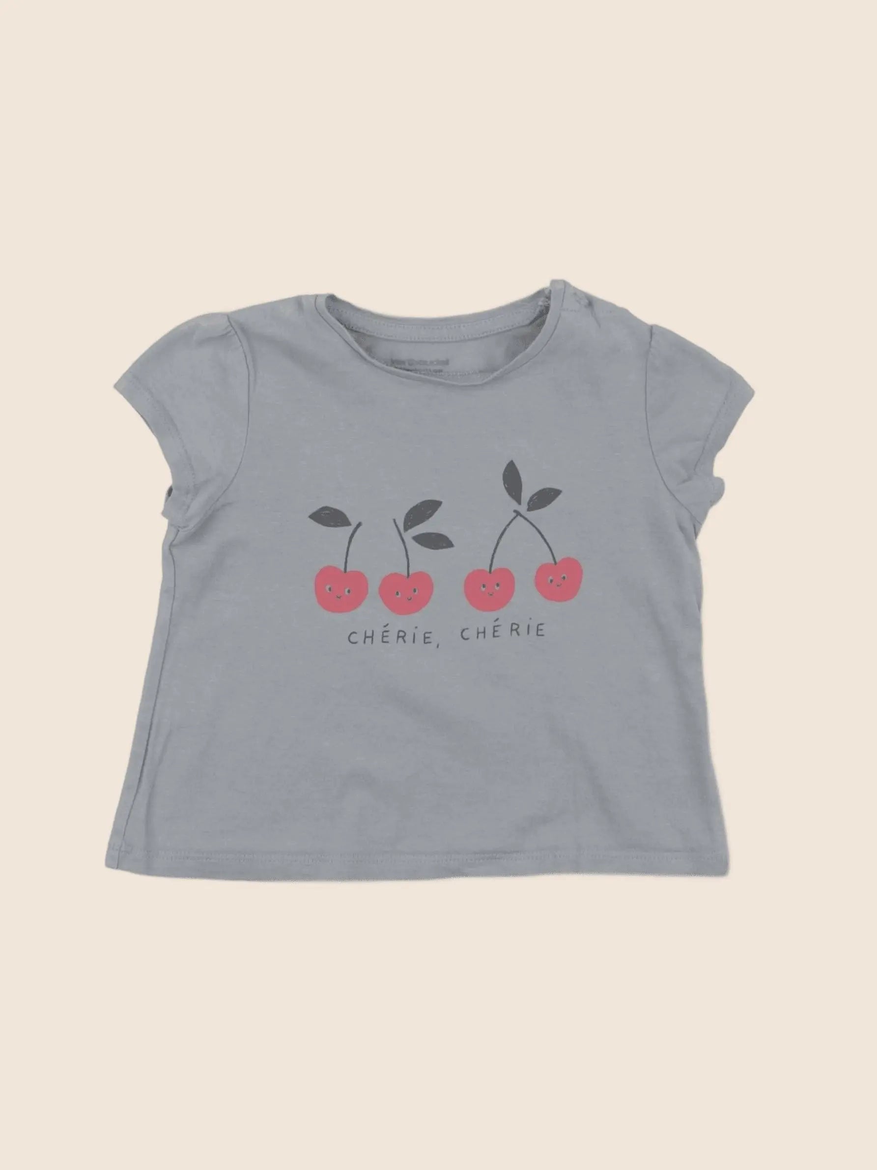 Vertbaudet - tee-shirt vert - 18 mois