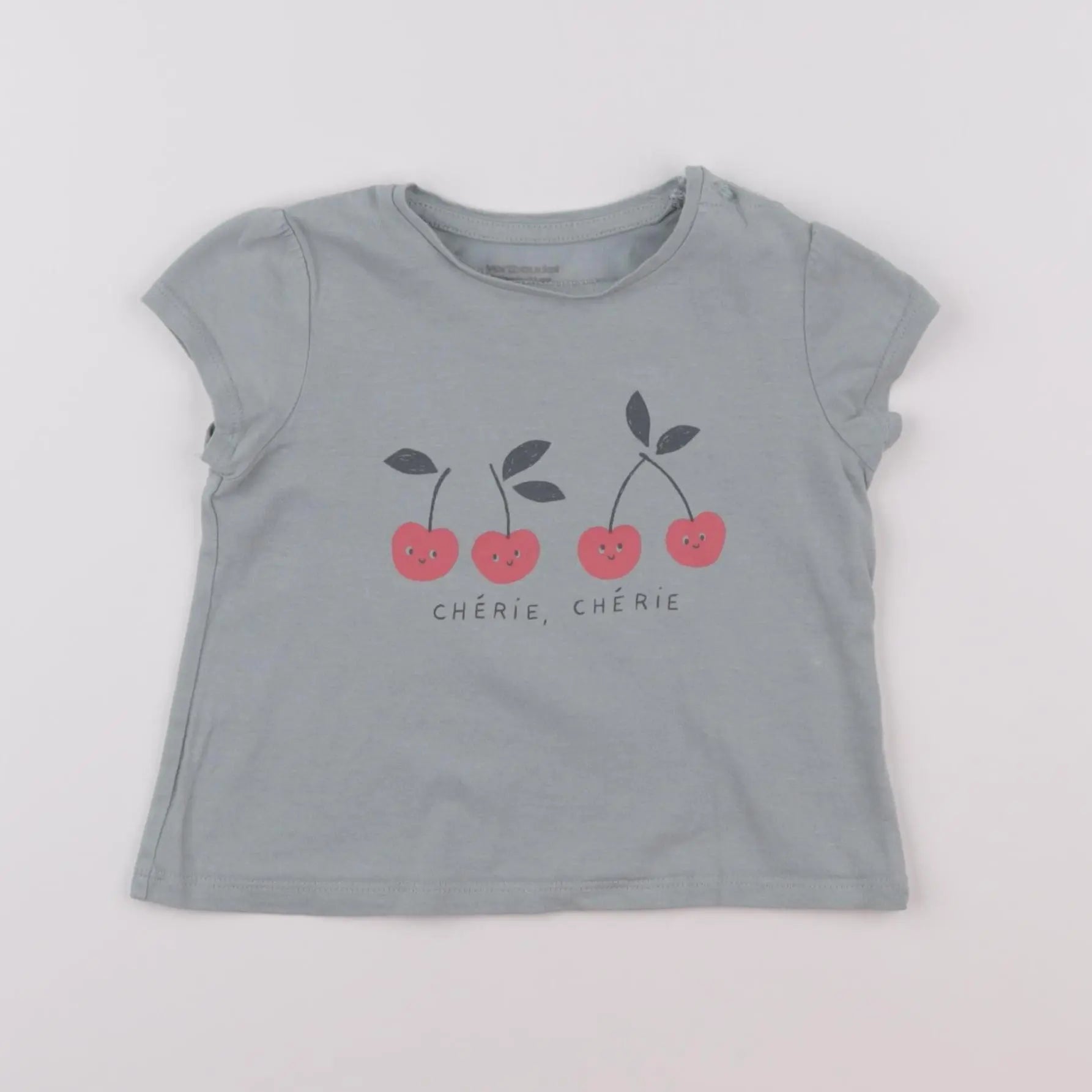 Vertbaudet - tee-shirt vert - 18 mois