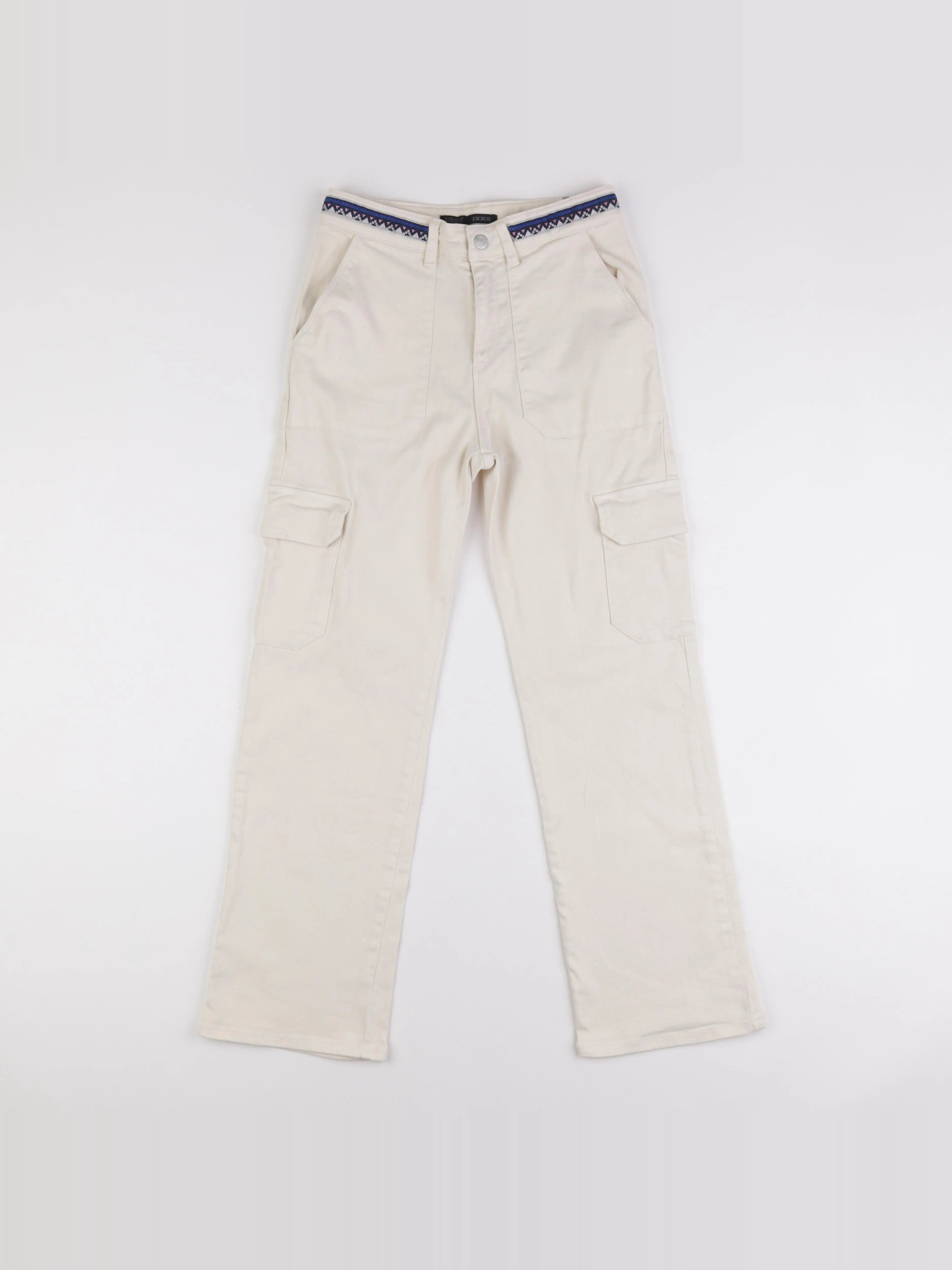 IKKS - jean beige - 12 ans