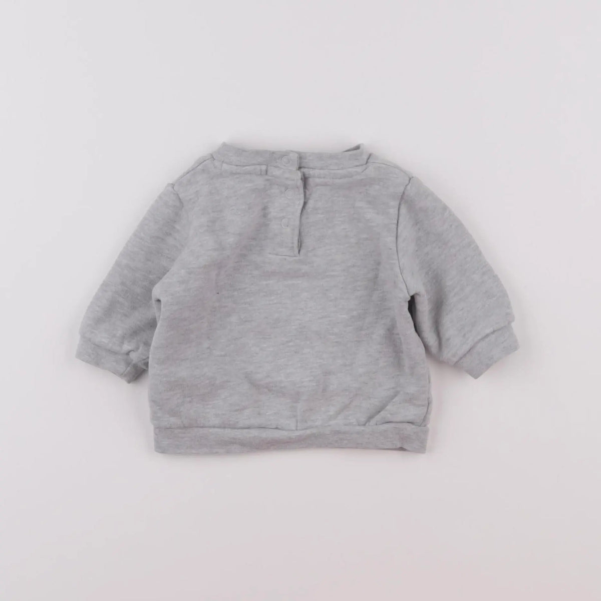 Vertbaudet - sweat gris - 3 mois