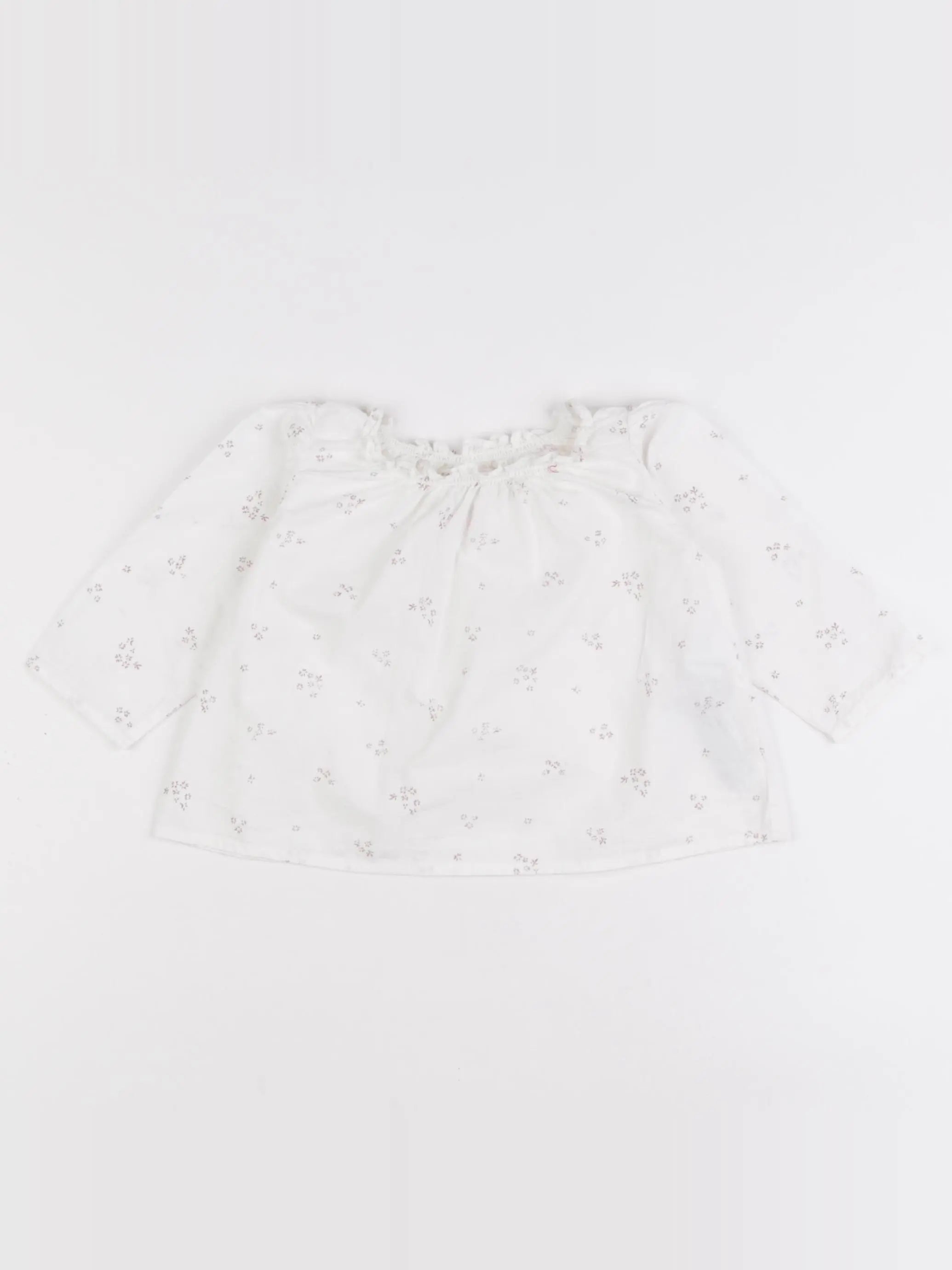 Zara - blouse blanc - 3/6 mois