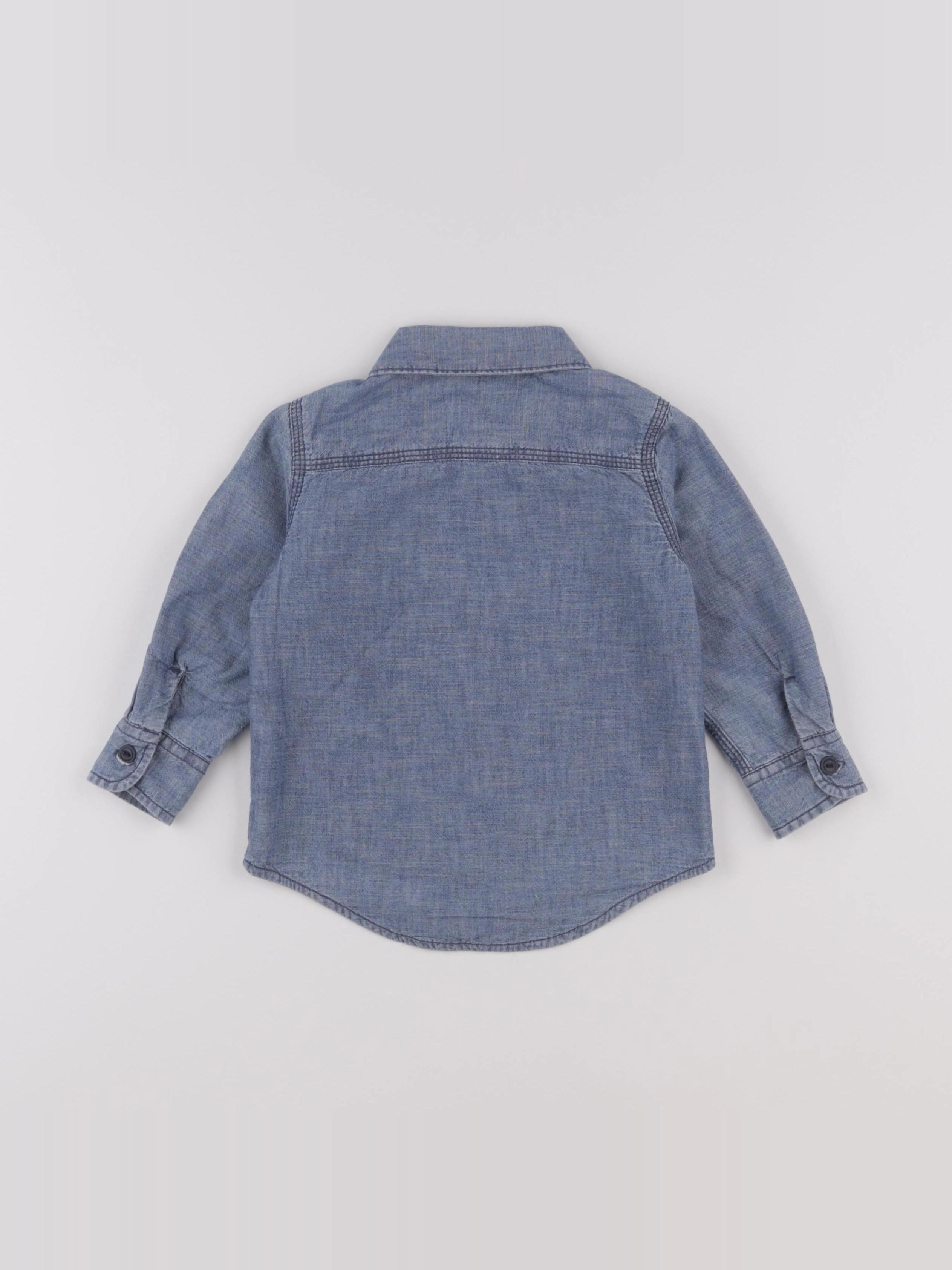 GAP - chemise bleu - 18/24 mois