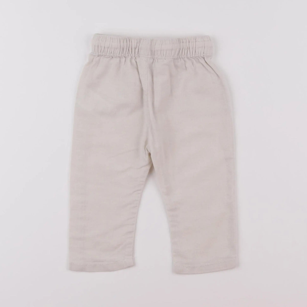 Vertbaudet - pantalon beige - 6 mois