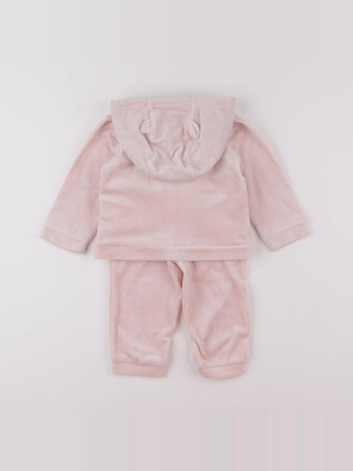 Vertbaudet - ensemble rose - 12 mois