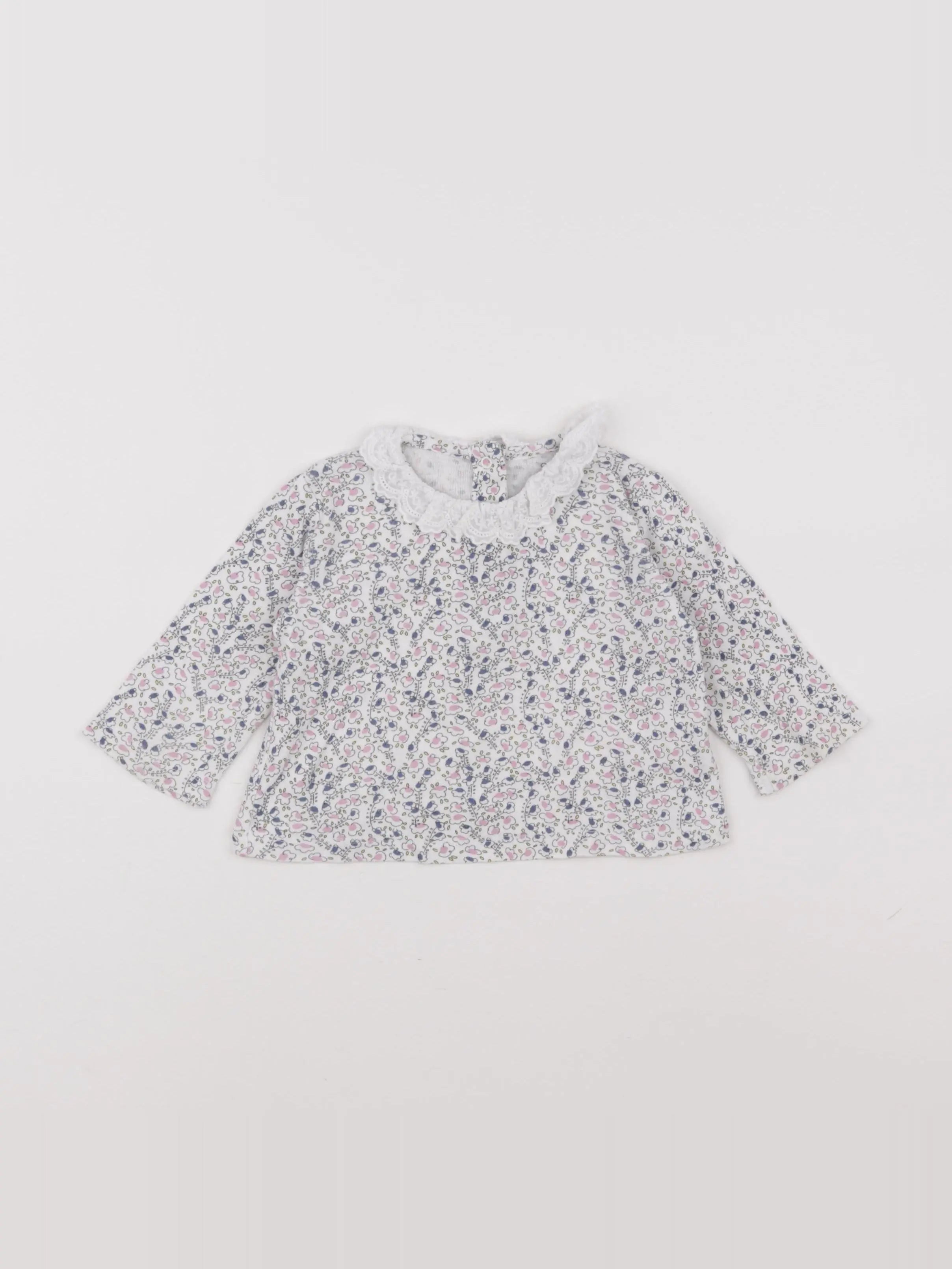 Cyrillus - tee-shirt rose - 9 mois