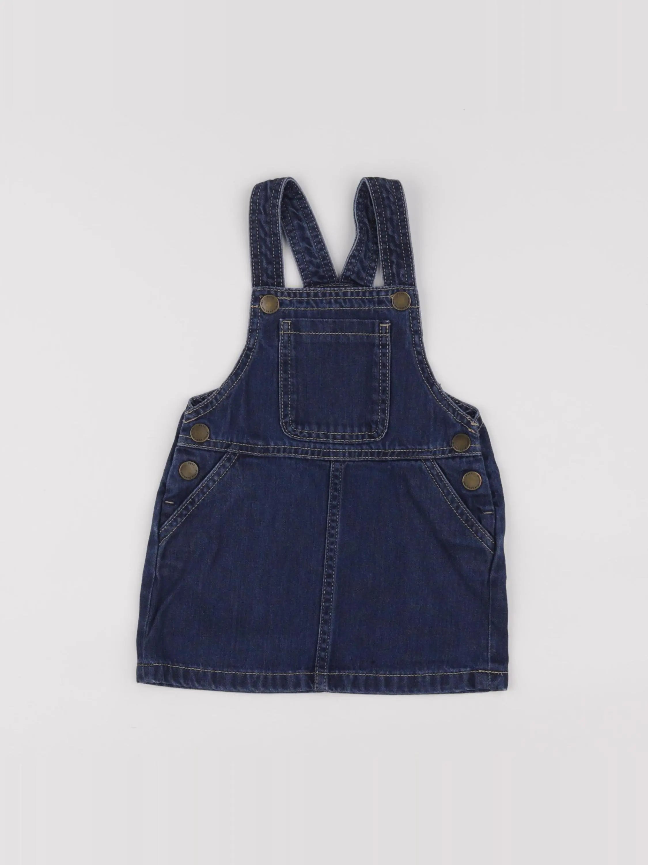 Next - robe bleu - 12/18 mois