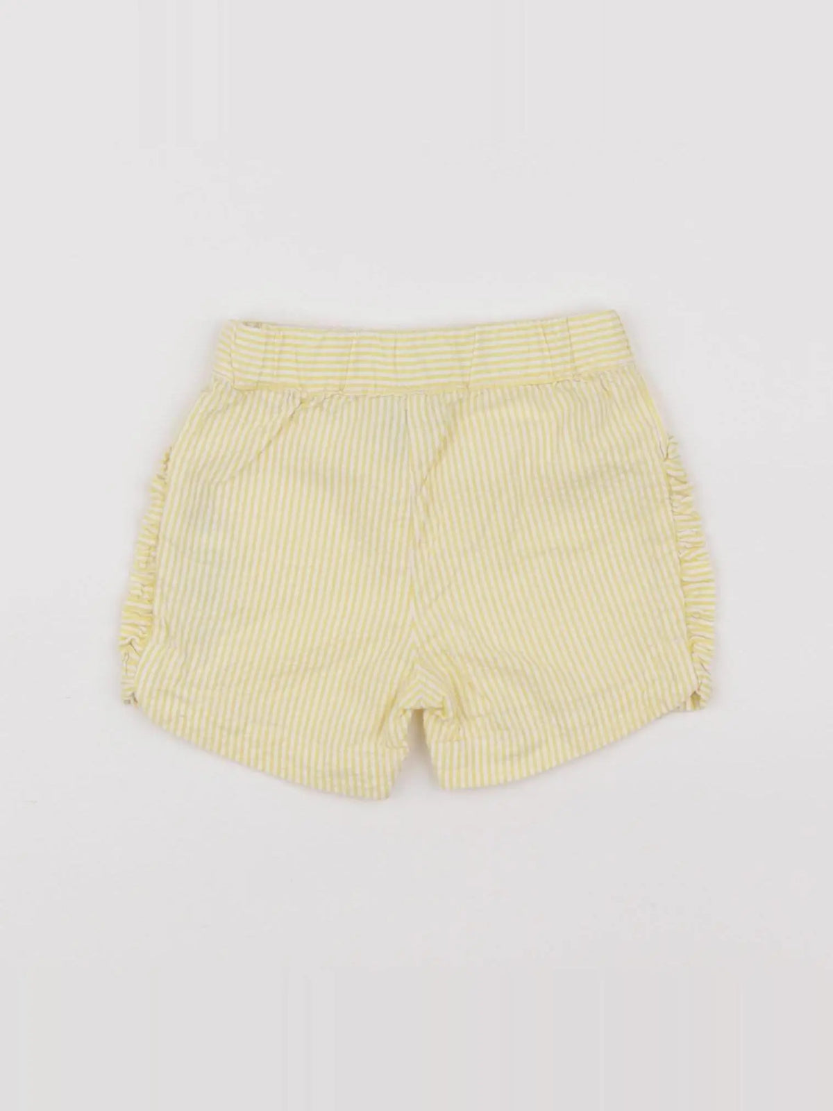 Petit Bateau - short jaune - 6 mois