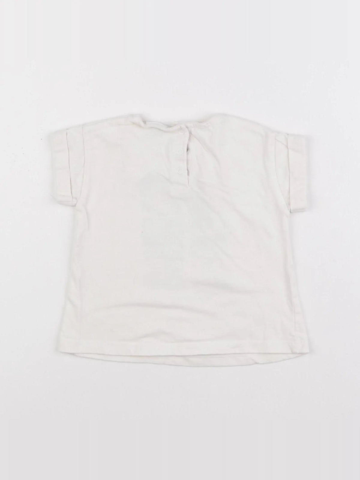 Tape à l'oeil - tee-shirt blanc - 12 mois